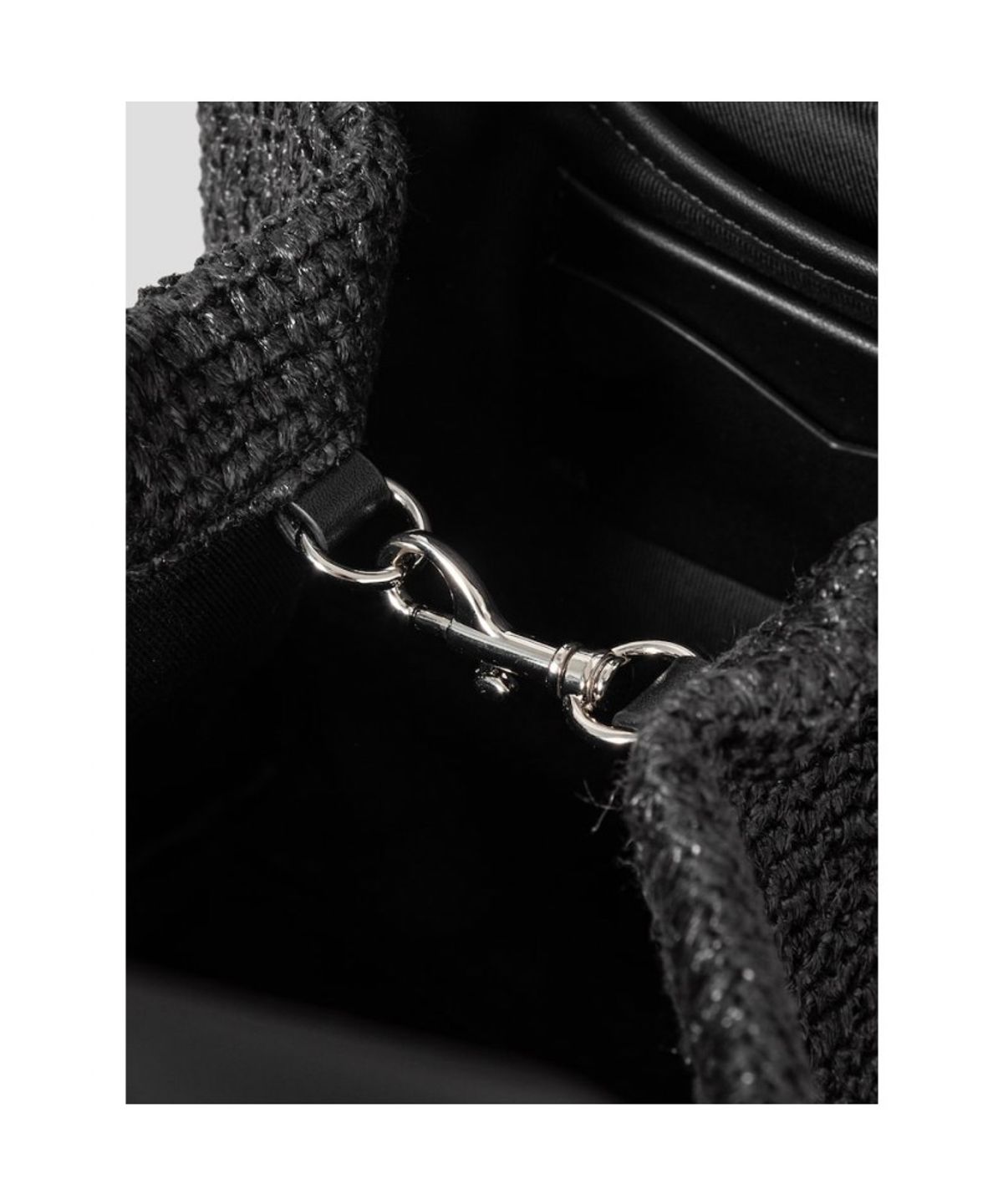 빈폴 액세서리(BEANPOLE ACCESSORY) 베러 라피아 미디엄 토트백  블랙