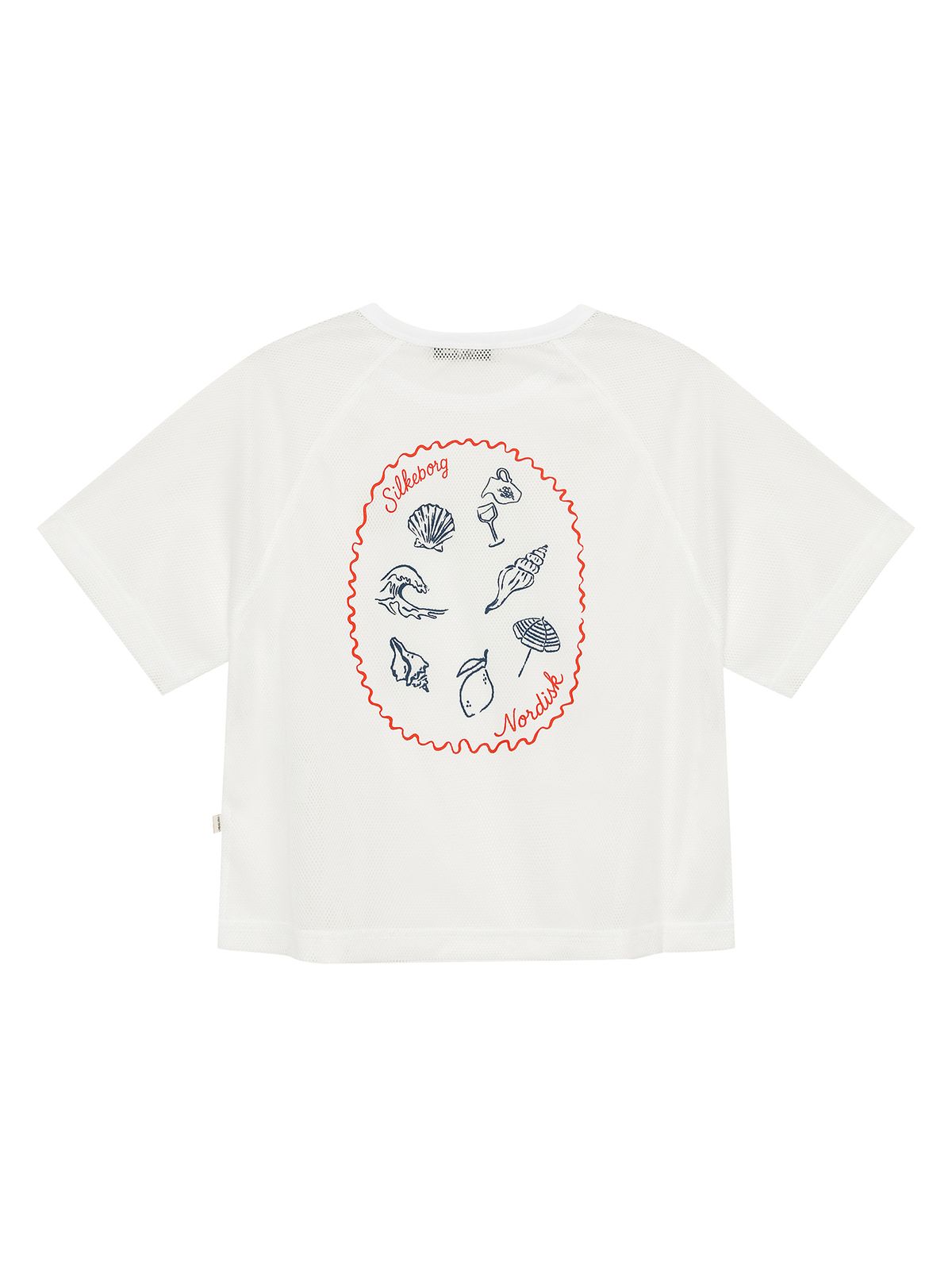 노르디스크(NORDISK) 페리어 메쉬 커버업 티셔츠 - W_Off White