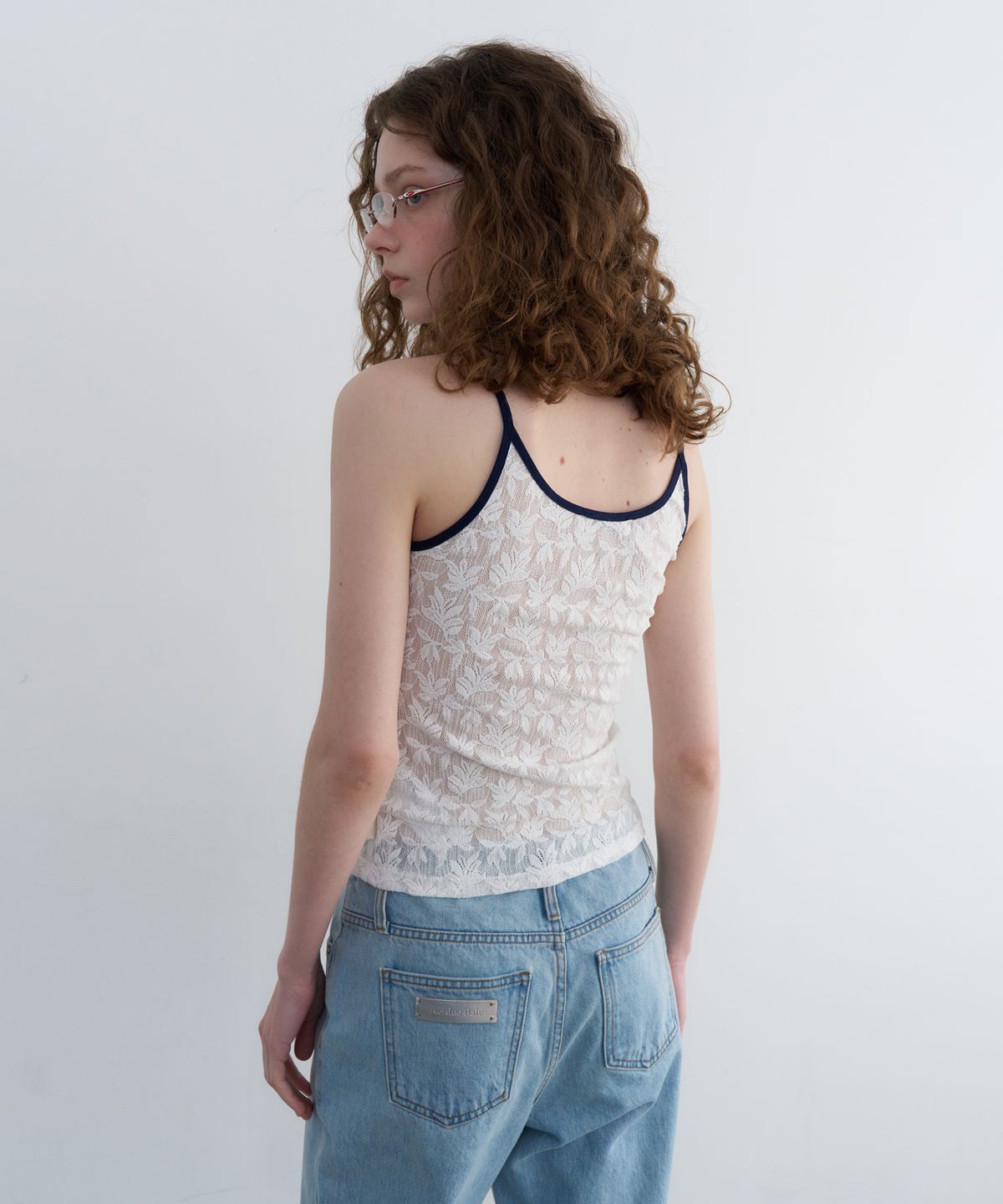 오버듀플레어(OVERDUEFLAIR) TEXTURE COMBI SLEEVELESS_WHITE LACE