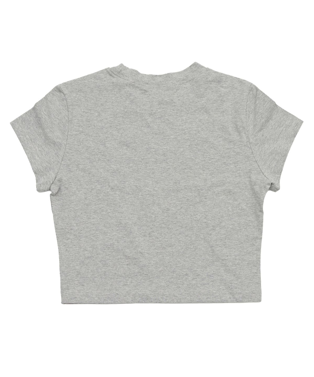 크루치(KRUCHI) Always late Crop T-shirt (GREY)
