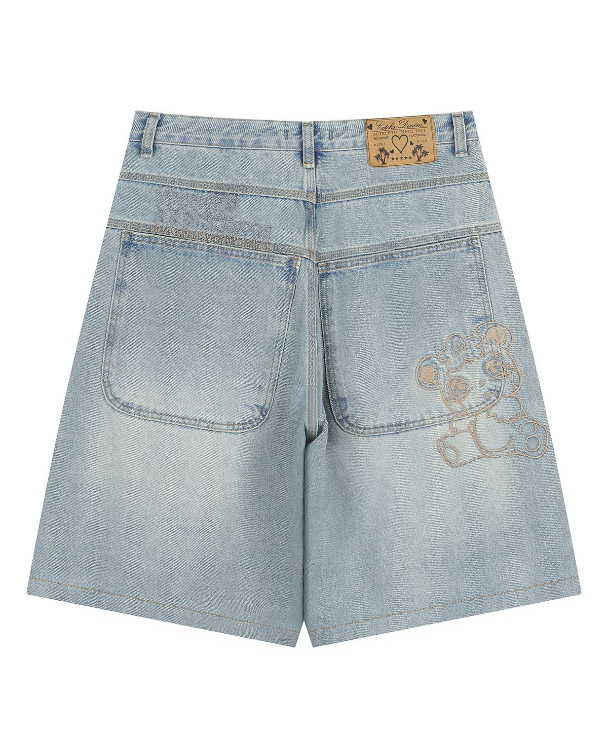 카치스(COTCHS) CUSTED HALF DENIM-GIRL