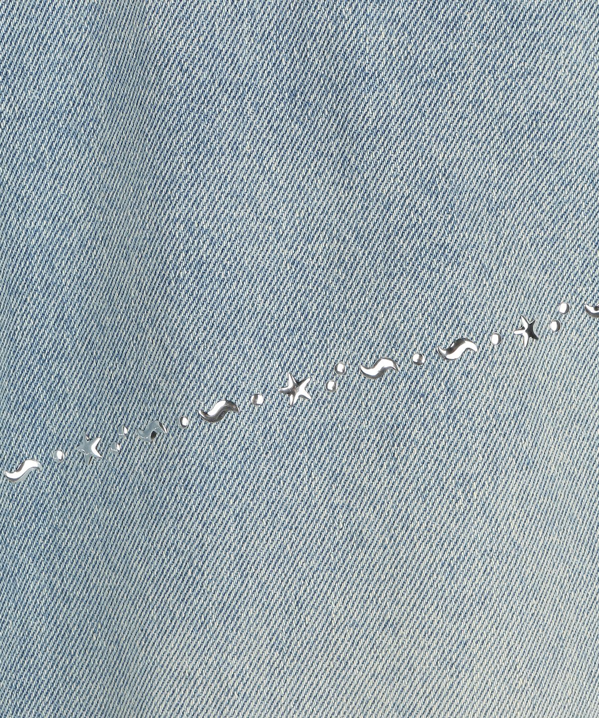 카치스(COTCHS) CUSTED HALF DENIM-GIRL