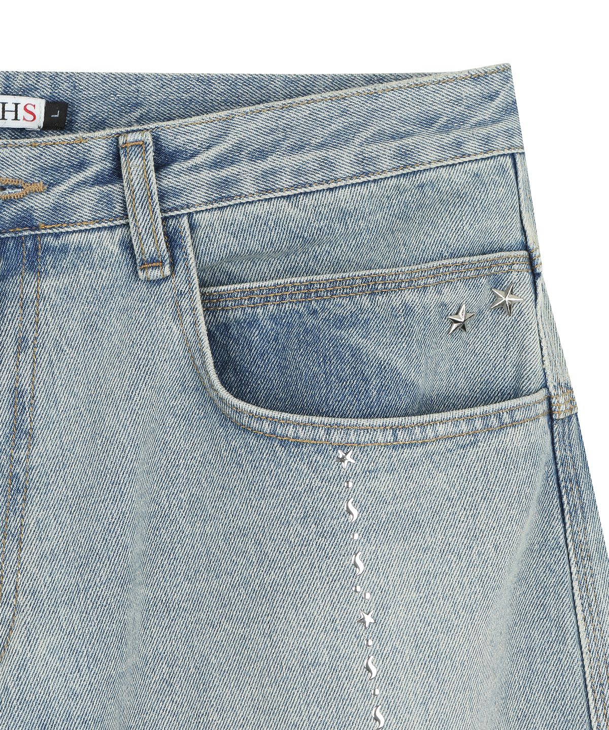 카치스(COTCHS) CUSTED HALF DENIM-BOY
