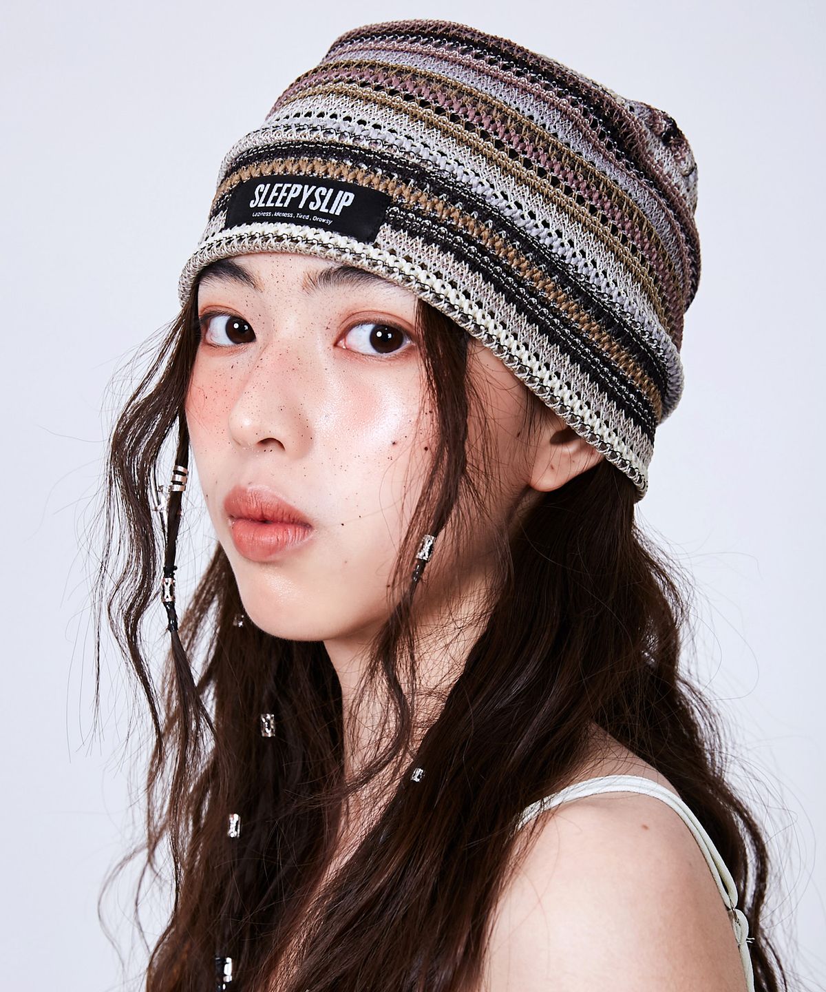 슬리피슬립(SLEEPYSLIP) FLORAL BEANIE(5COLOR)