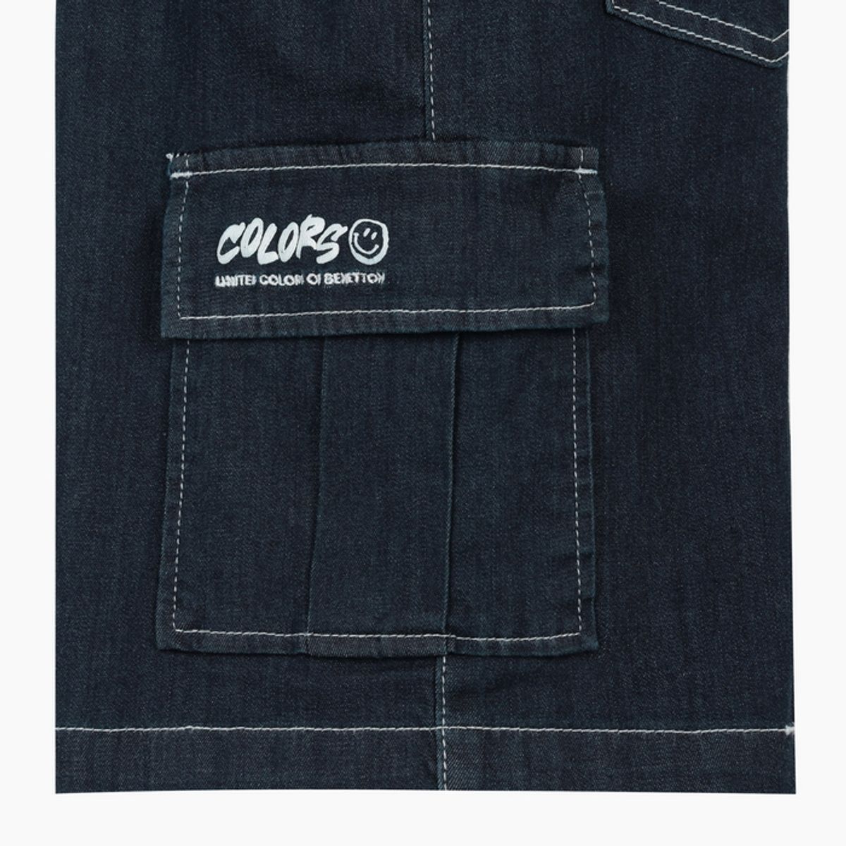 베네통키즈(BENETTONKIDS) 카고 청해지 팬츠_QADP09631NY