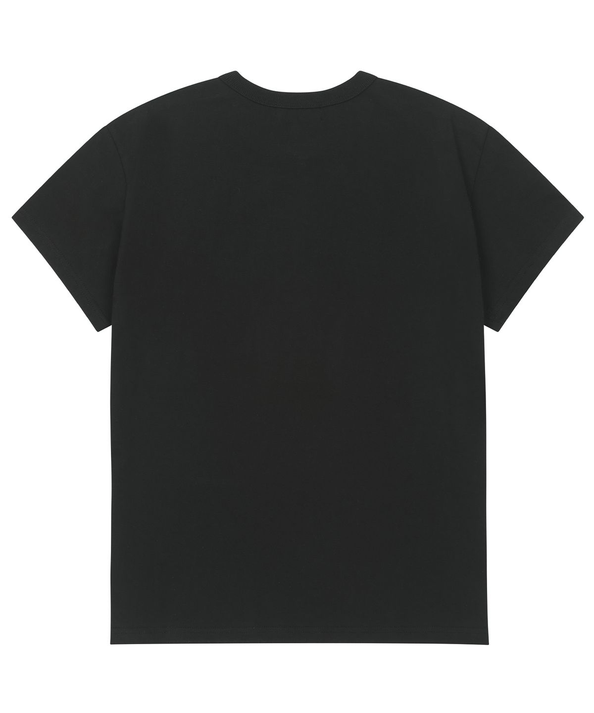 셔츠마이립스(SHIRTMYLIPS) 러버스 두 잇 베터 락스타 크롭 티셔츠 블랙