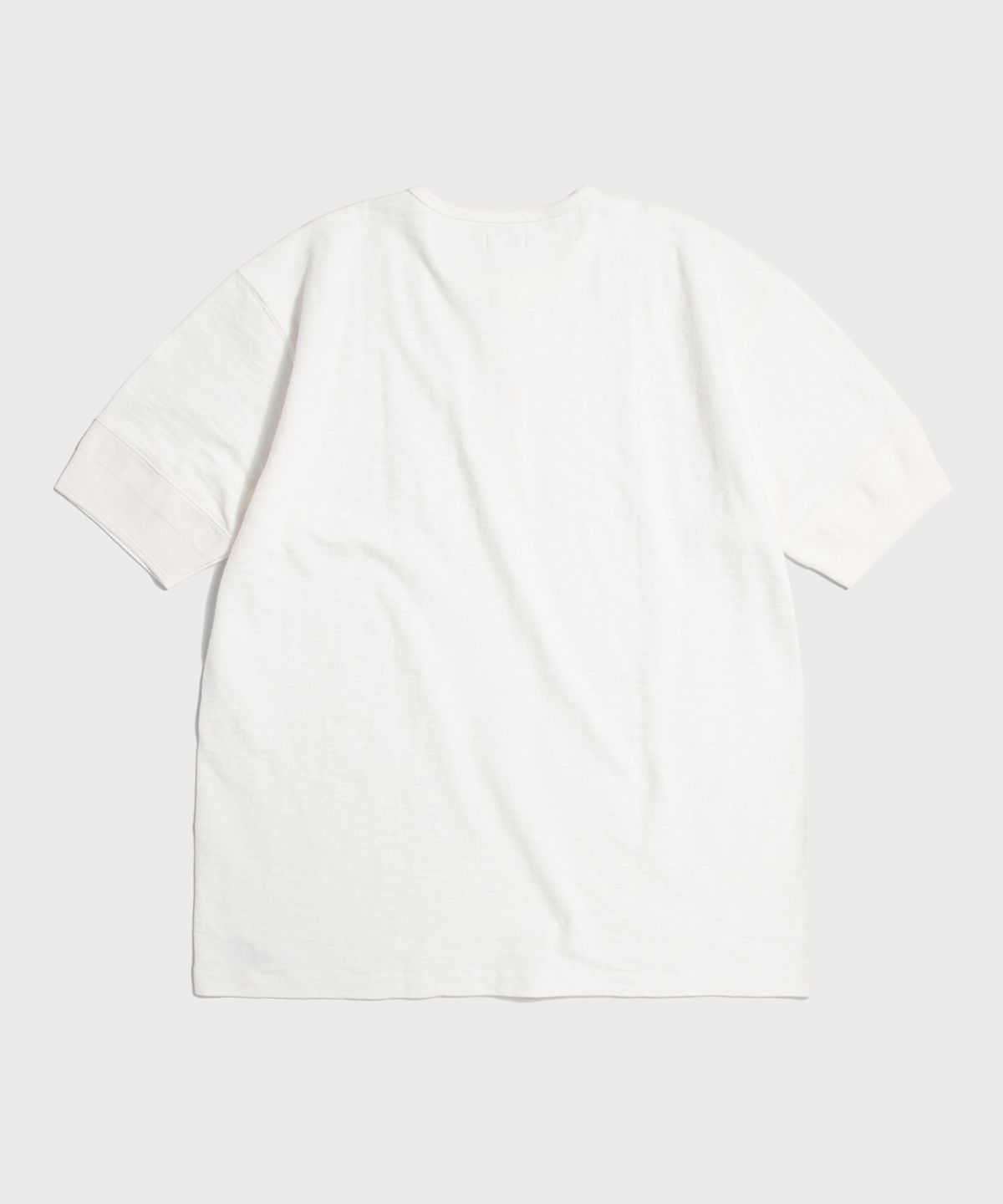 브론슨(BRONSON) Tompkins Loopwheeled Tubular Henley Tee White