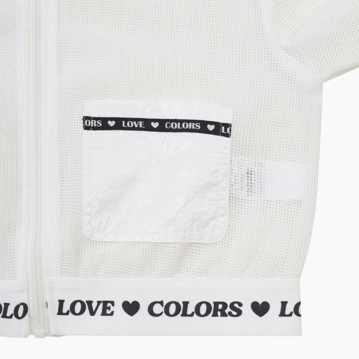 베네통키즈(BENETTONKIDS) 주니어 쿨 매쉬 아우터_QAJP08631IV