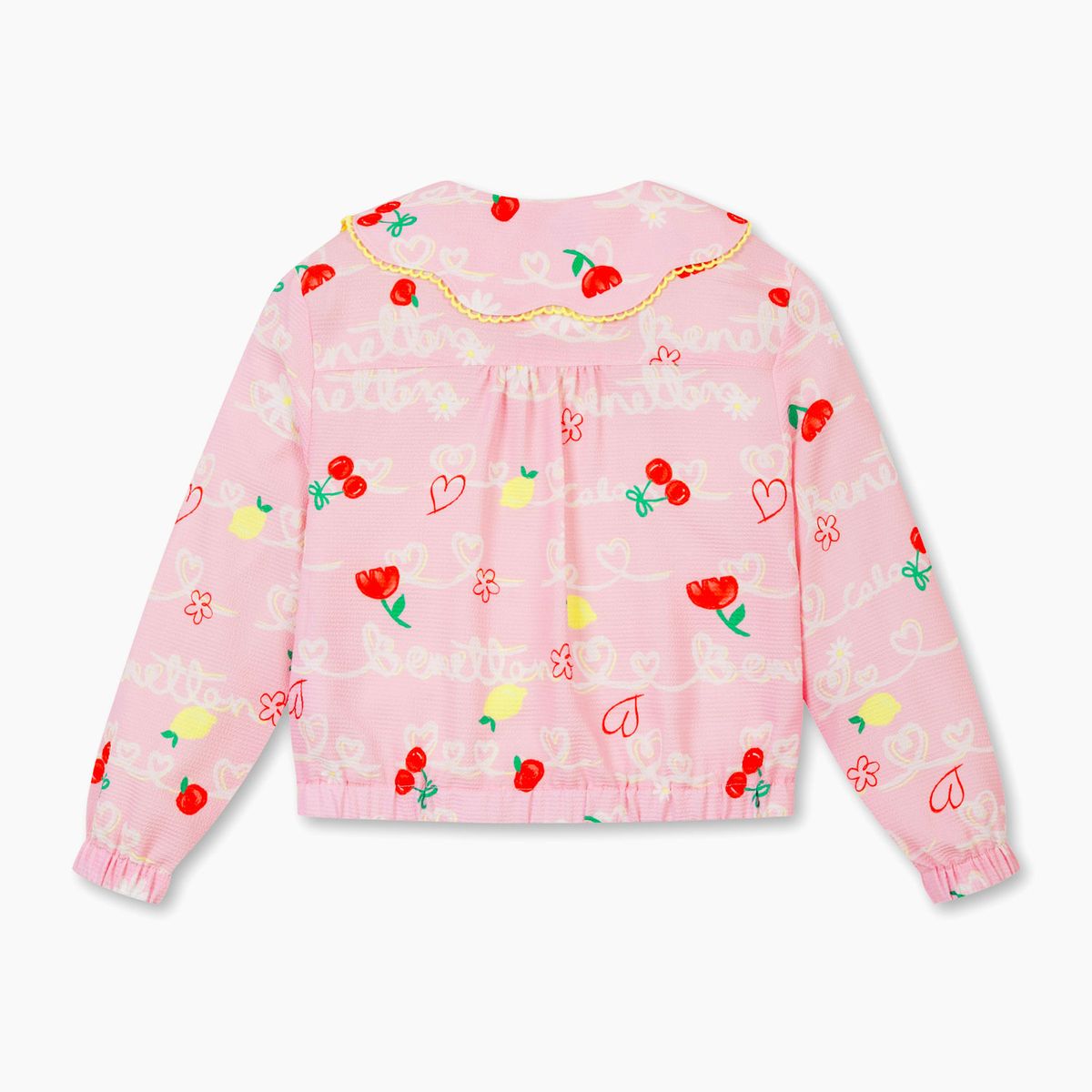 베네통키즈(BENETTONKIDS) 체리 플레이 바람막이 점퍼_QAJP07631PK