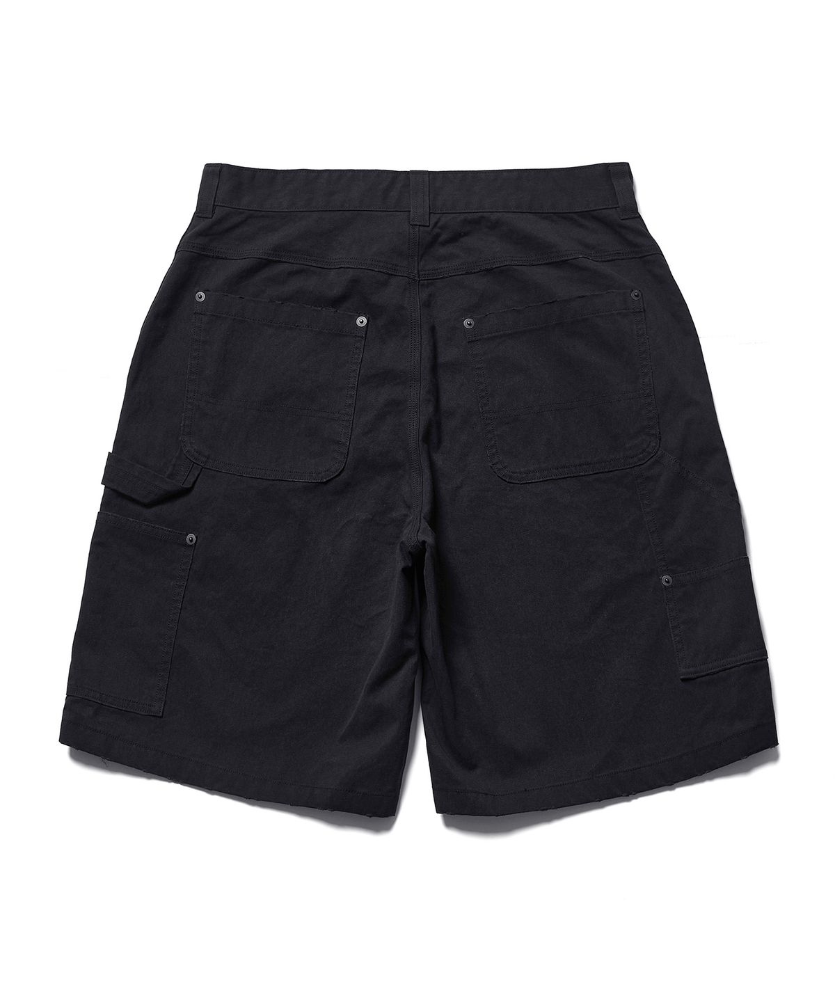 에스파이(ESFAI) CARPENTER BERMUDA SHORTS (BLACK)