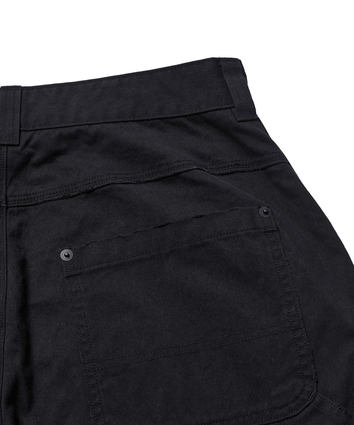 에스파이(ESFAI) CARPENTER BERMUDA SHORTS (BLACK)