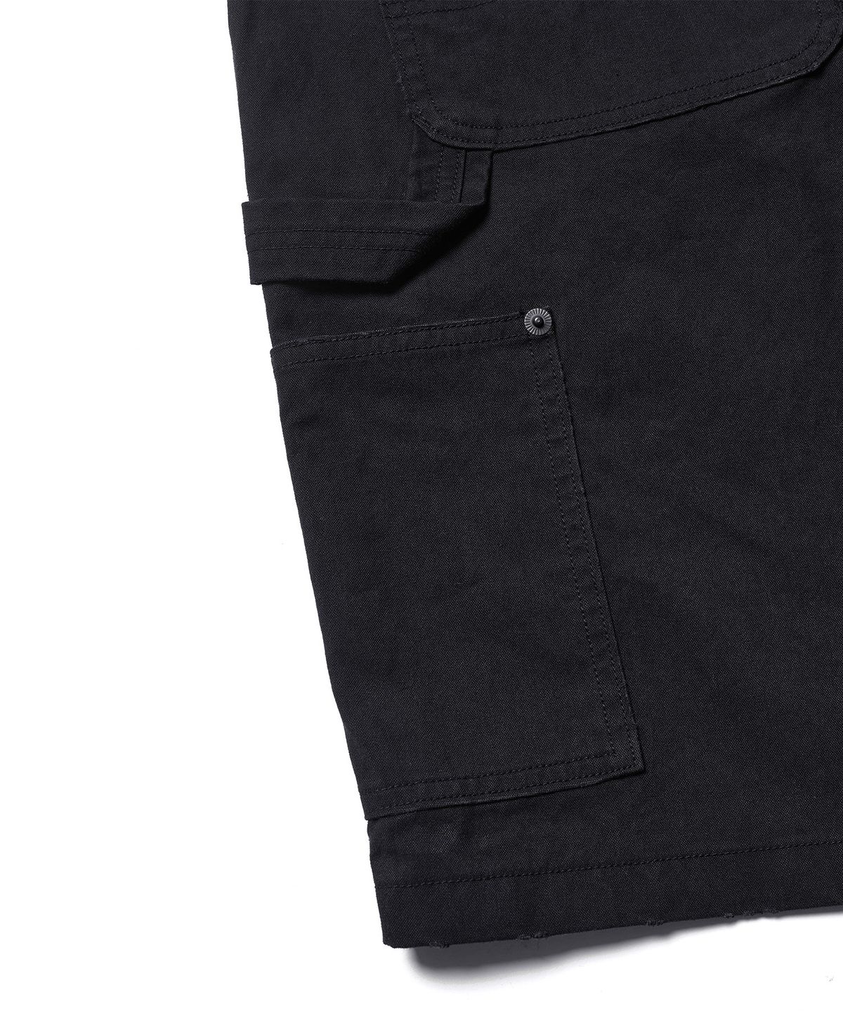 에스파이(ESFAI) CARPENTER BERMUDA SHORTS (BLACK)