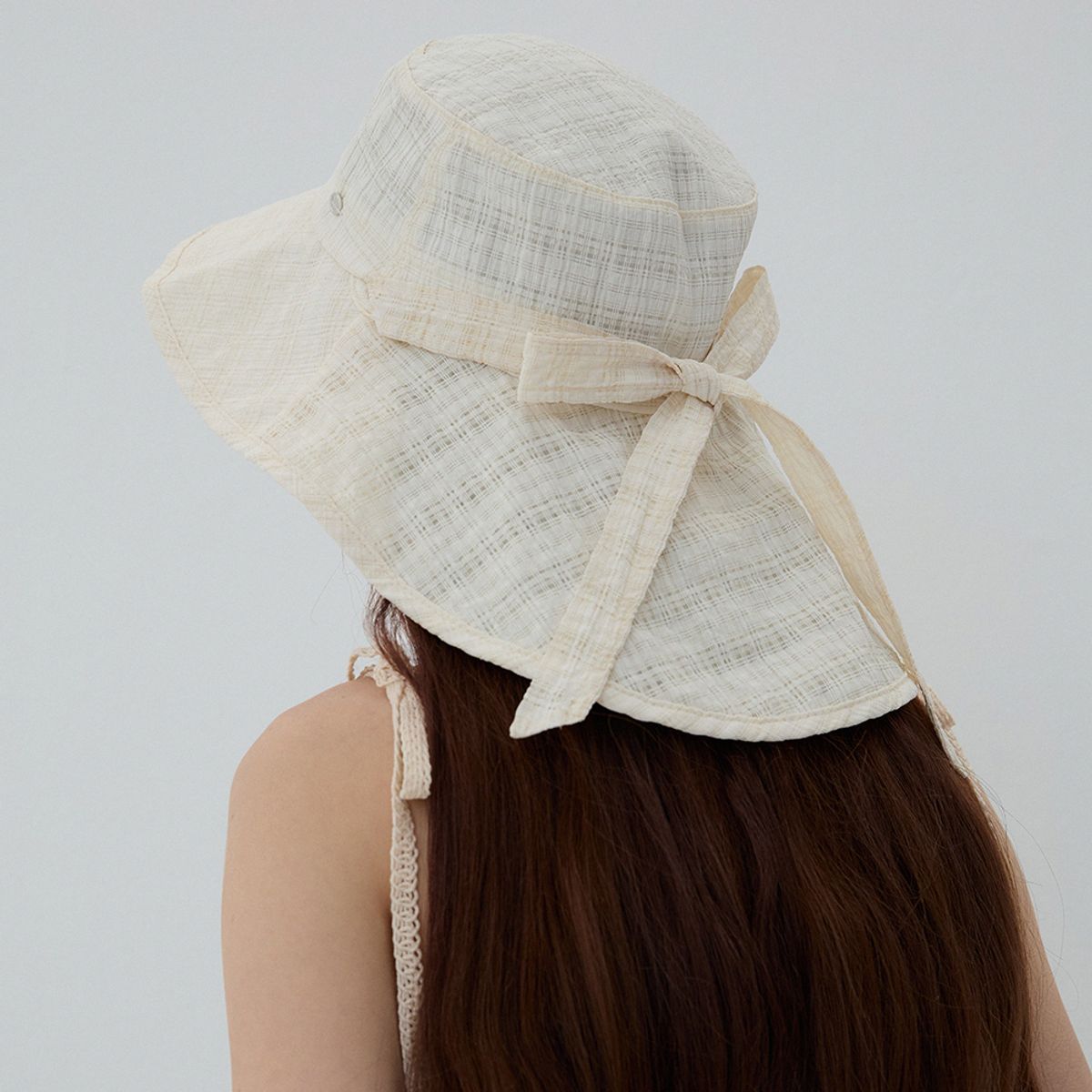 메르헨(MERCHEN) Selene cape bucket hat_3color
