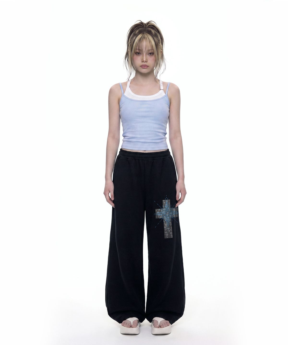 그레이버(GRAVER) [UNISEX]LUMINANCE 트레이닝 와이드 팬츠_2color