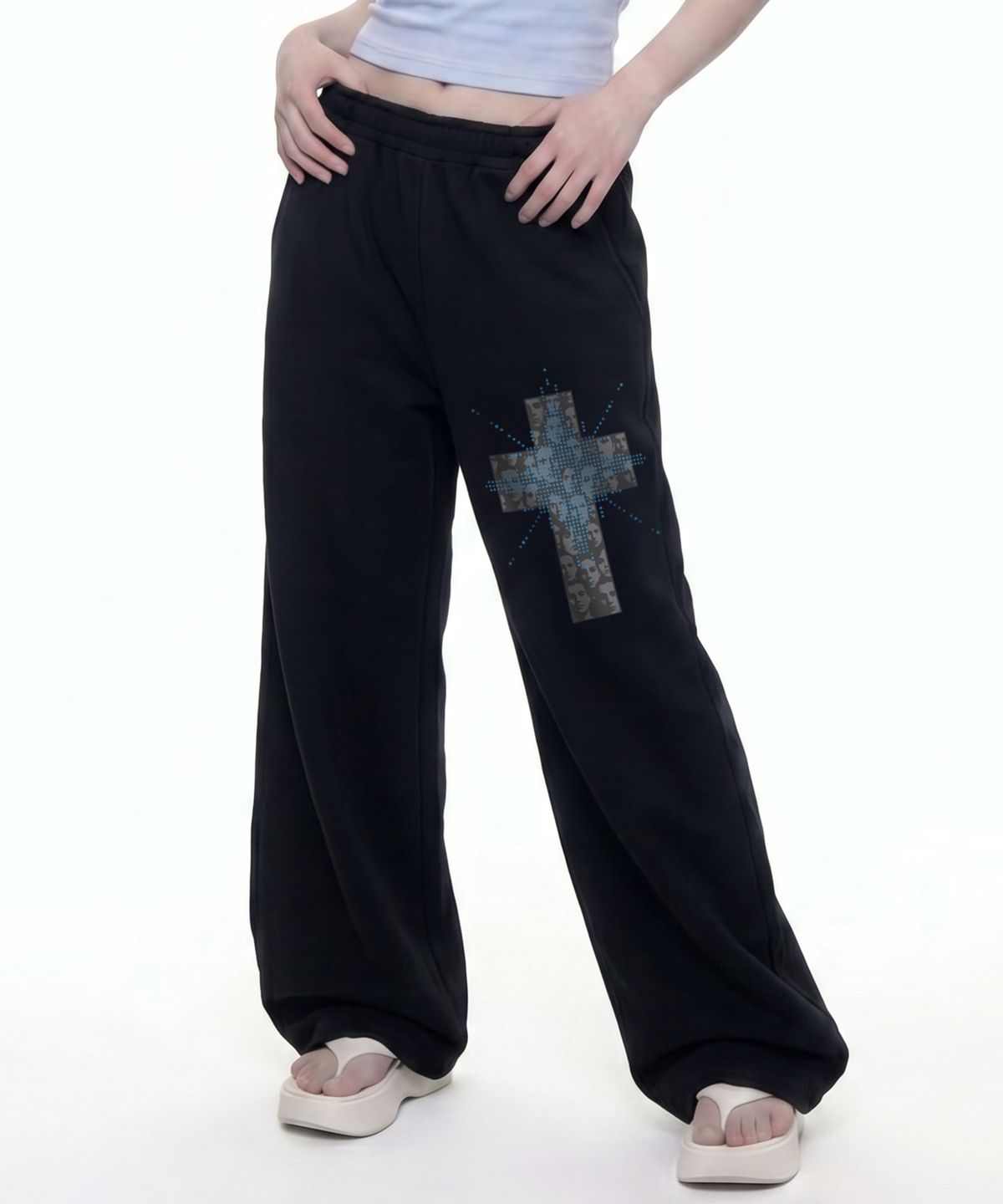 그레이버(GRAVER) [UNISEX]LUMINANCE 트레이닝 와이드 팬츠_2color