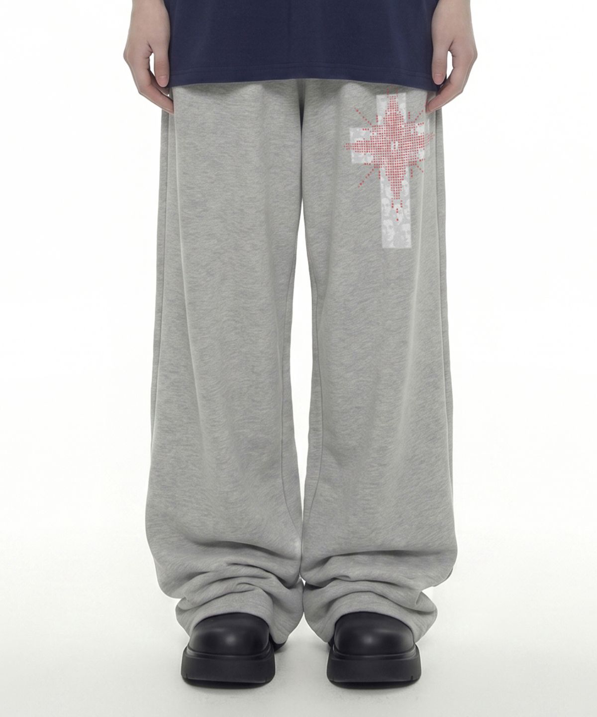 그레이버(GRAVER) [UNISEX]LUMINANCE 트레이닝 와이드 팬츠_2color