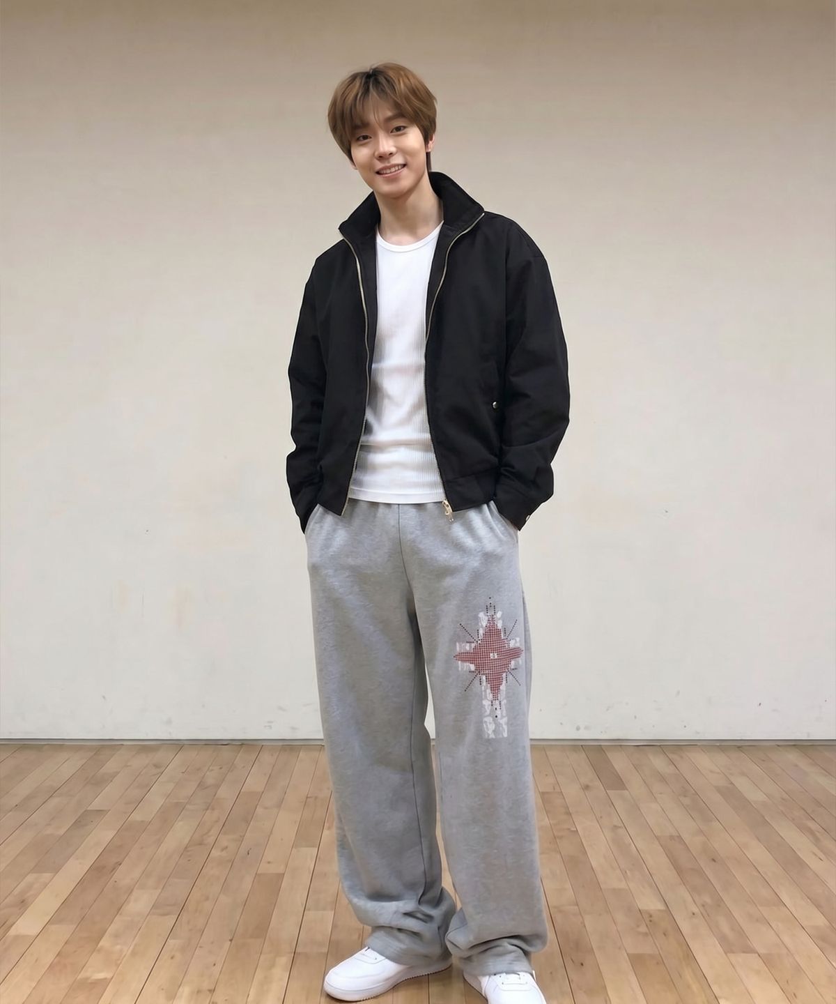 그레이버(GRAVER) [UNISEX]LUMINANCE 트레이닝 와이드 팬츠_2color