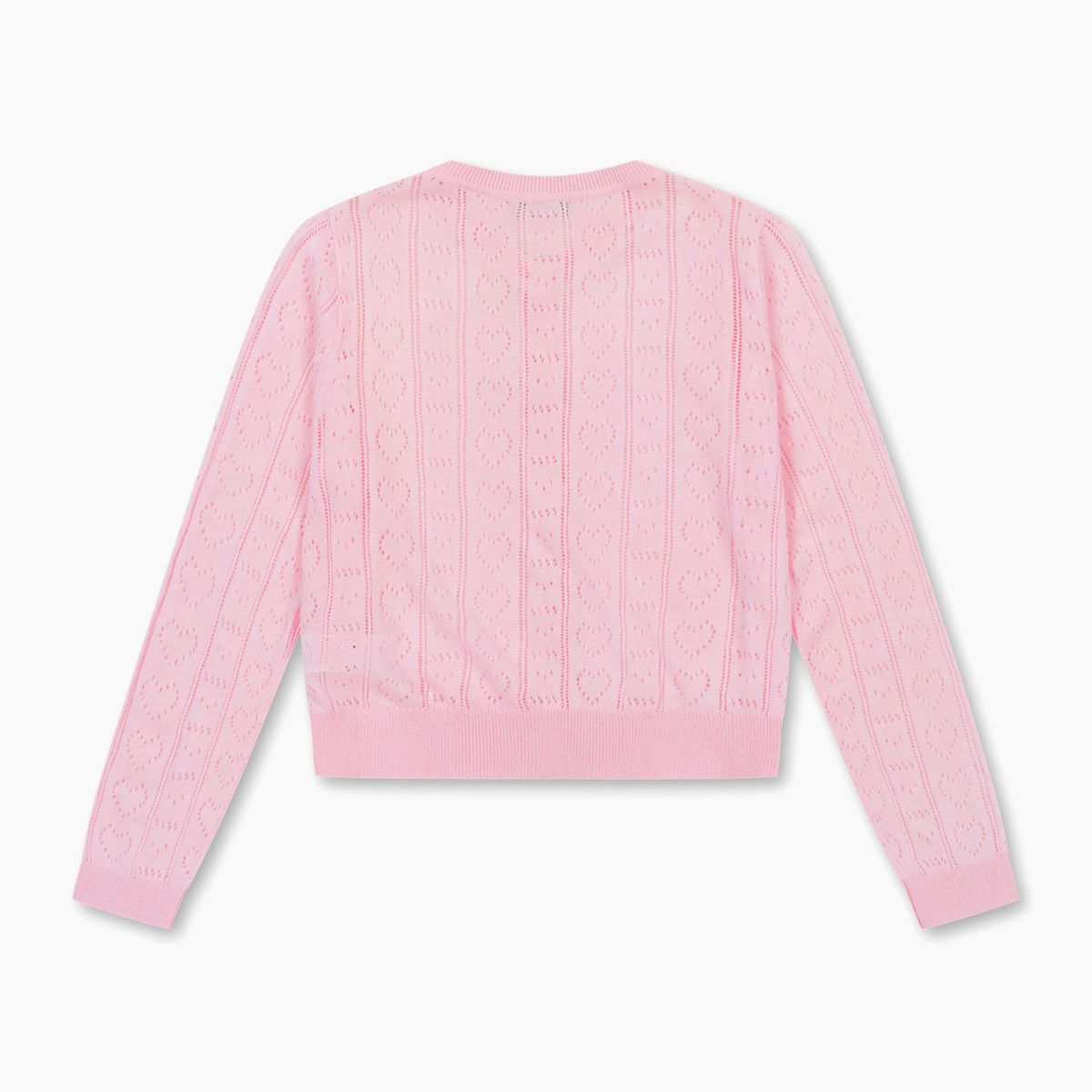 베네통키즈(BENETTONKIDS) 썸머 하트 니트 가디건_QAKC04631PK