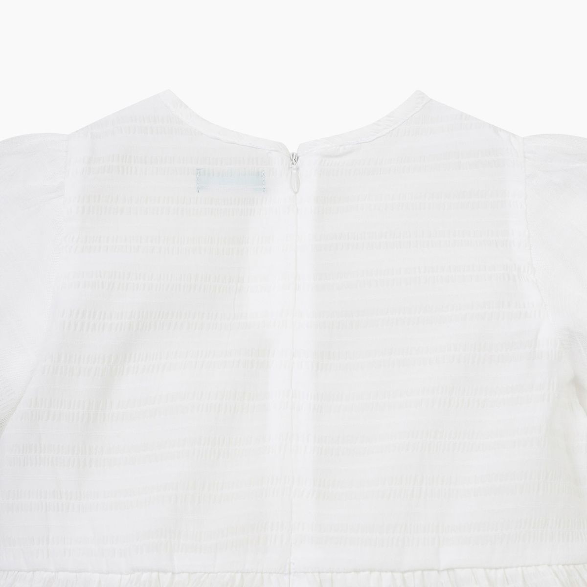 베네통키즈(BENETTONKIDS) 리본 샤퍼프 블라우스_QAWS08631IV