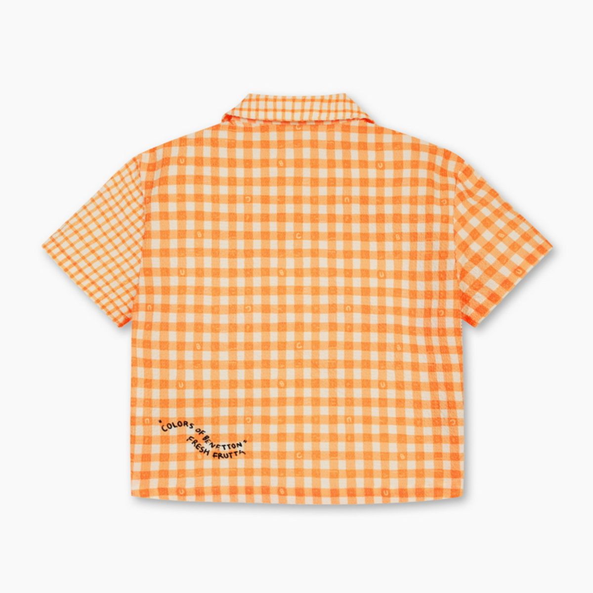 베네통키즈(BENETTONKIDS) 프레스코 시어서커 셔츠_QAWS06631OR
