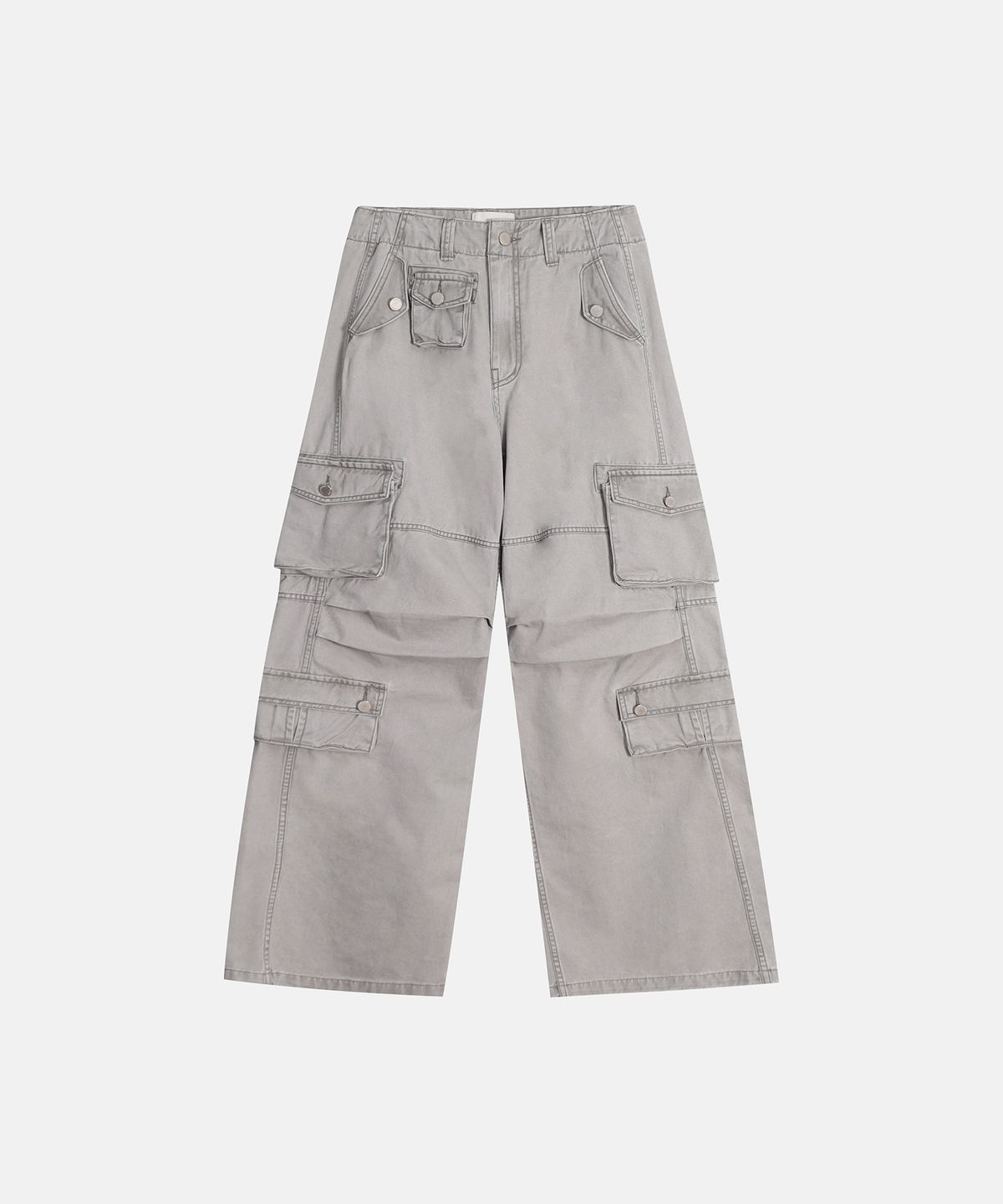 애시메트리(ASYMMETRY) RUGGED SOLID POCKET PANTS / CHARCOAL