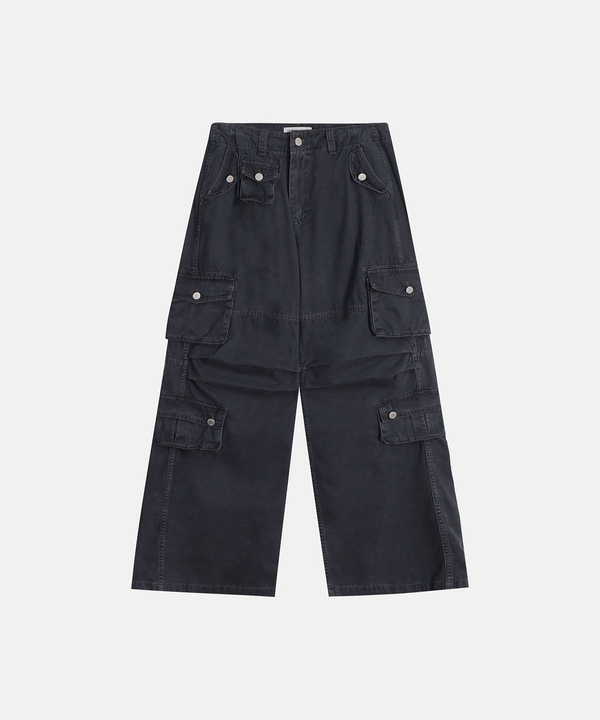 애시메트리(ASYMMETRY) RUGGED SOLID POCKET PANTS / CHARCOAL