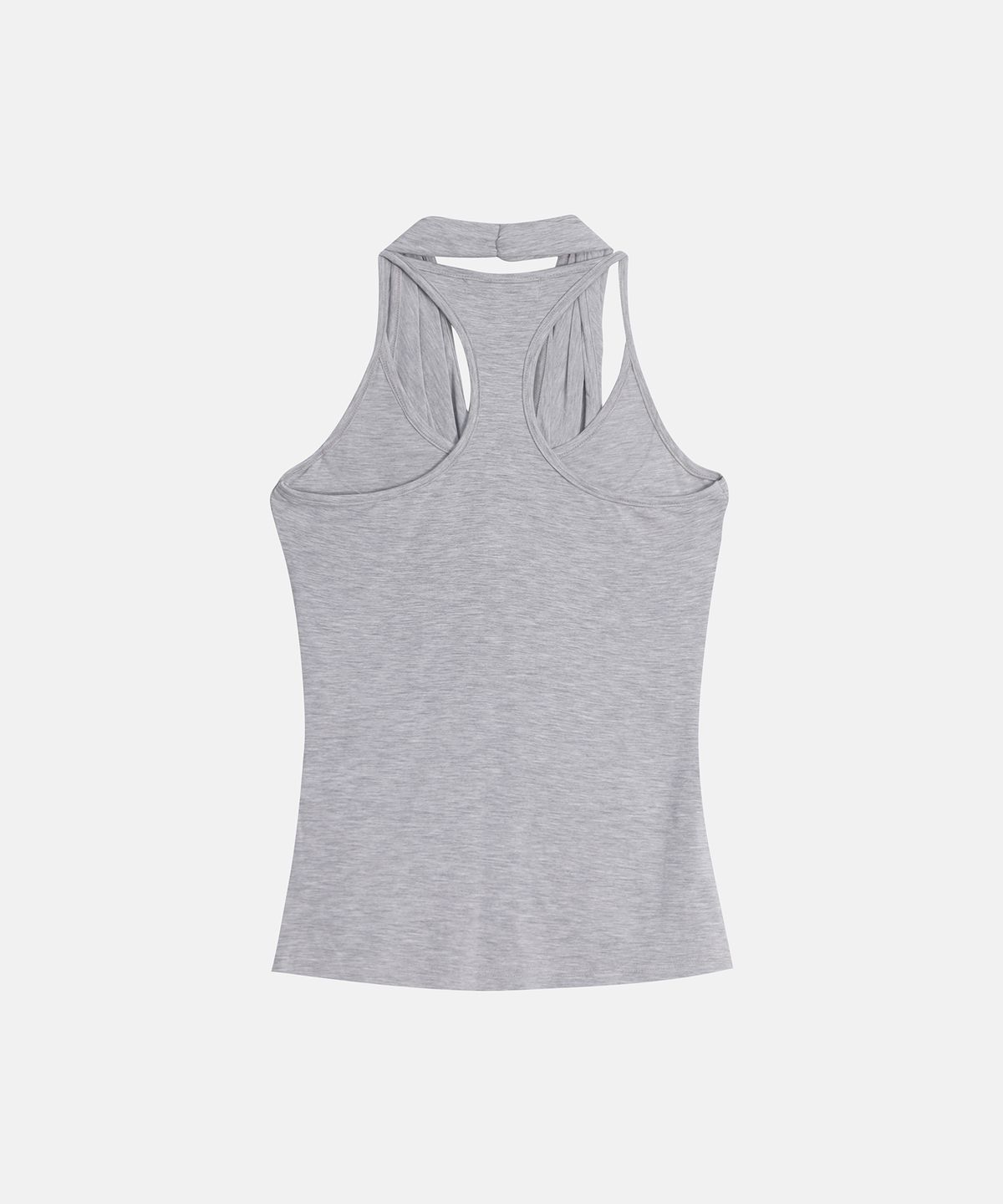 애시메트리(ASYMMETRY) DRAPED HOTPIX HALTER TOP / GRAY
