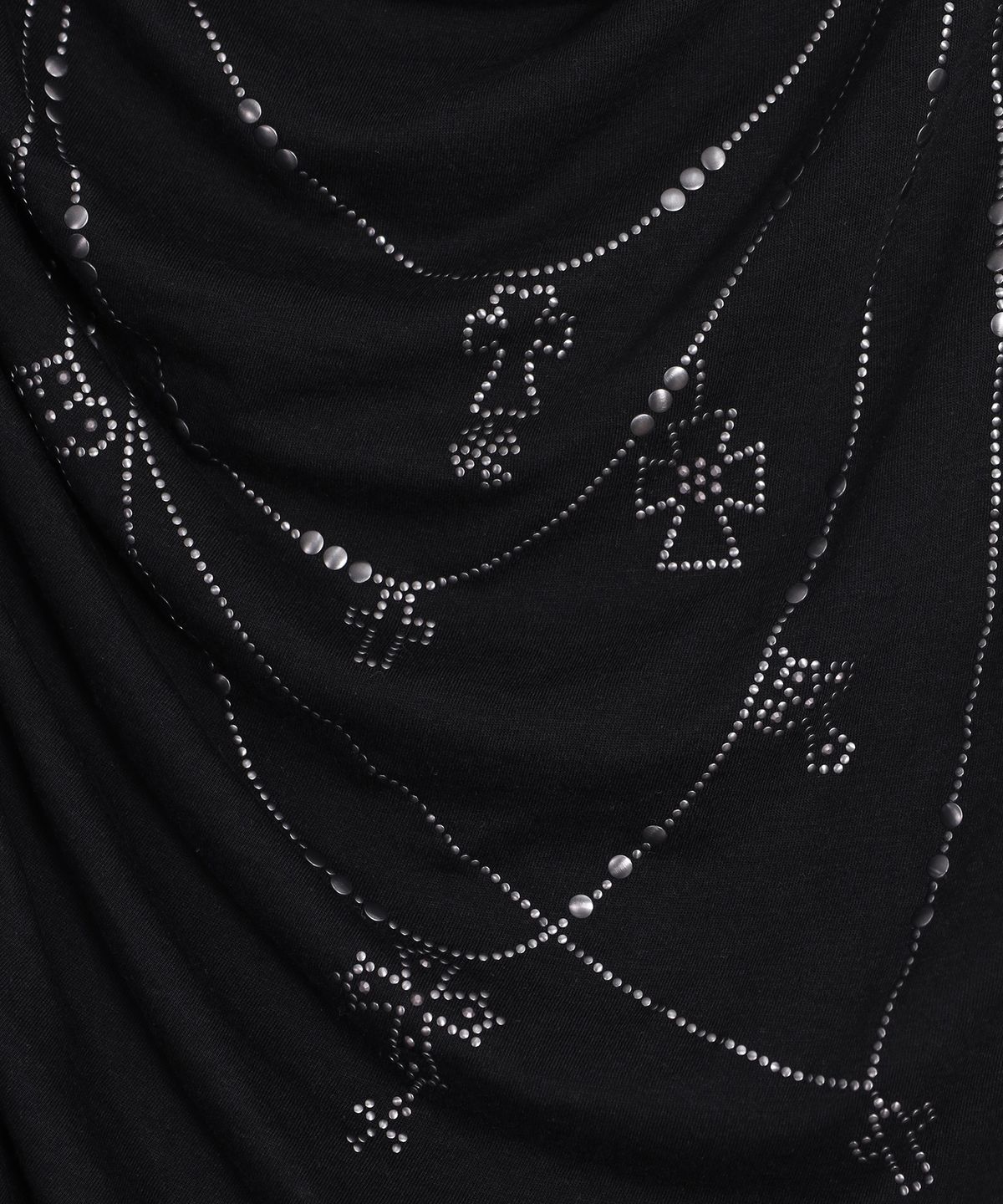애시메트리(ASYMMETRY) SLOUCHED HOTPIX NECKLACE TOP / BLACK