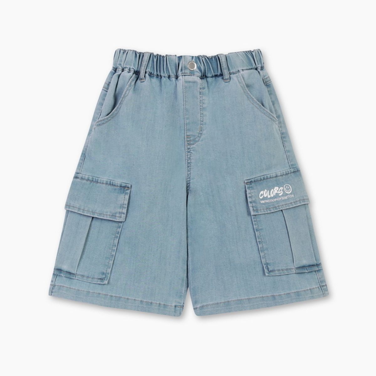 베네통키즈(BENETTONKIDS) 카고 청해지 팬츠_QADP09631BL