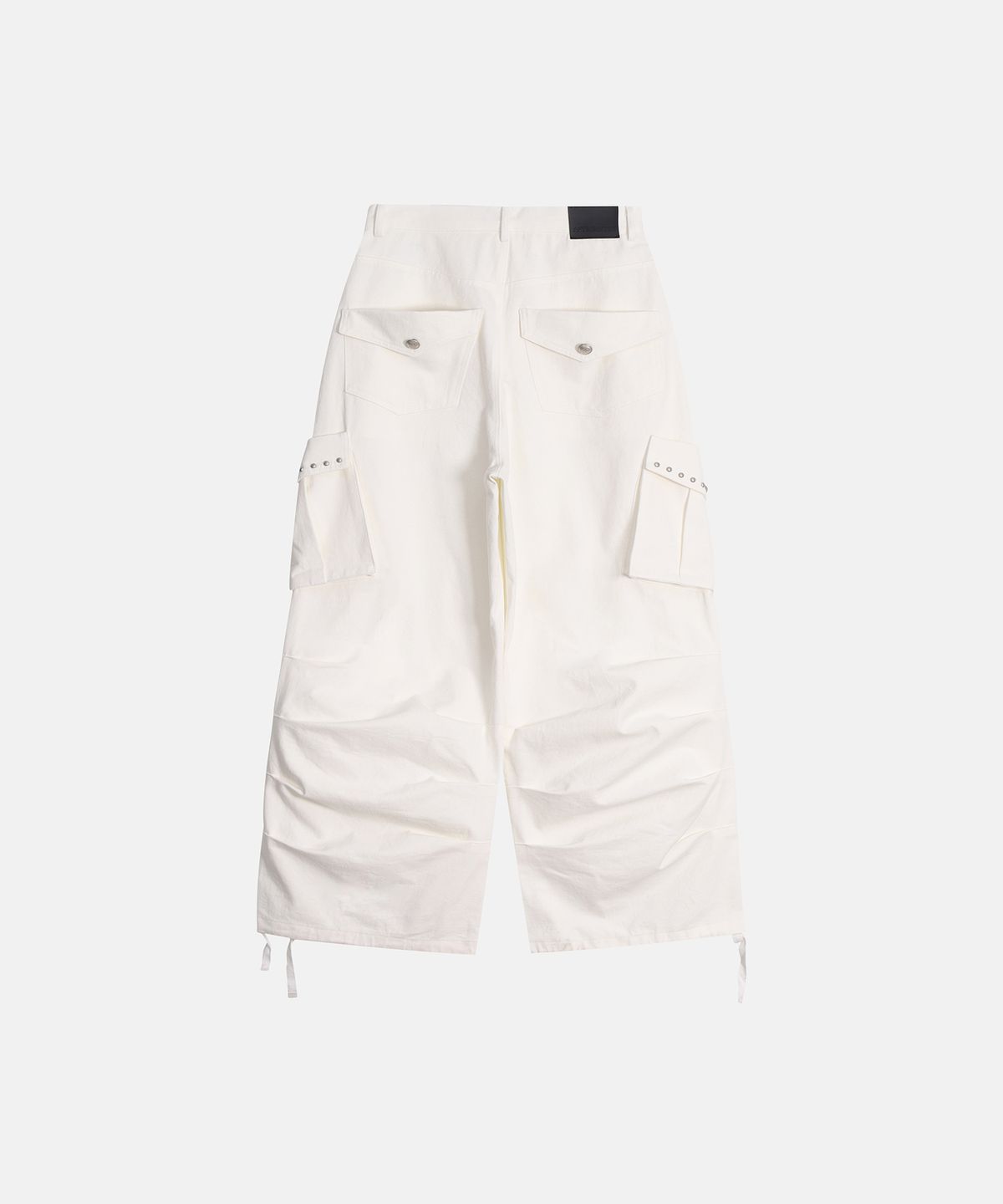 애시메트리(ASYMMETRY) CROWN STRUCTURED POCKET PANTS / BLACK