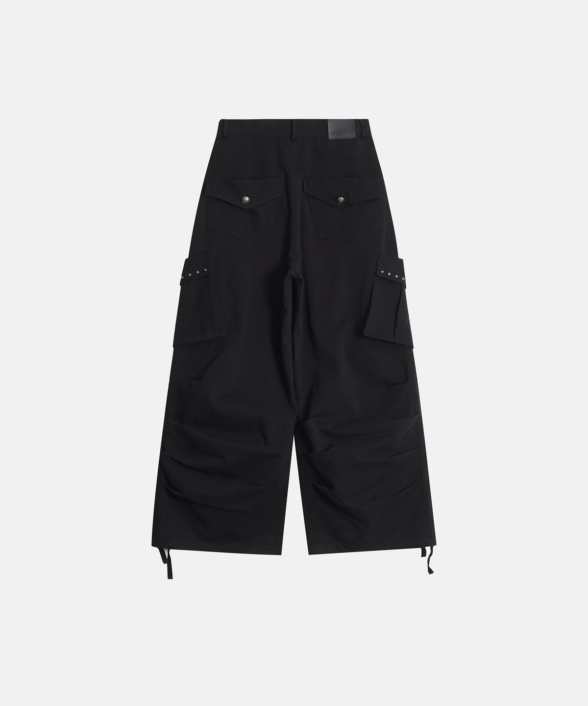 애시메트리(ASYMMETRY) CROWN STRUCTURED POCKET PANTS / BLACK