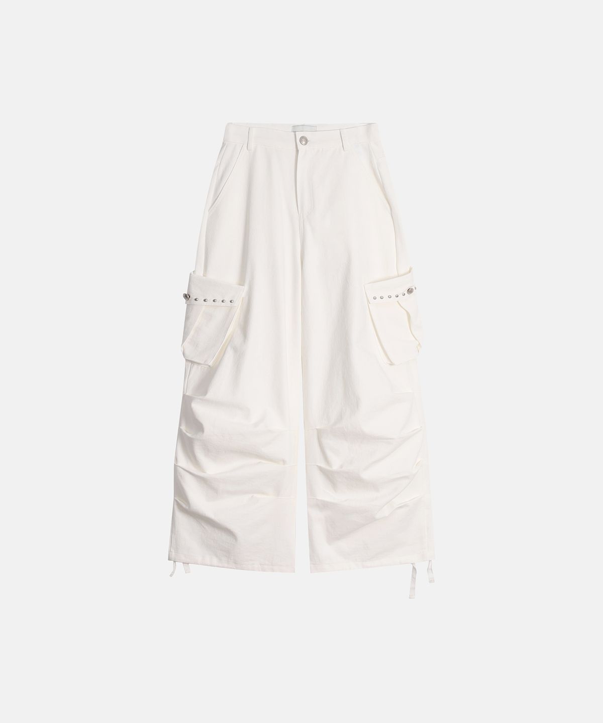 애시메트리(ASYMMETRY) CROWN STRUCTURED POCKET PANTS / IVORY