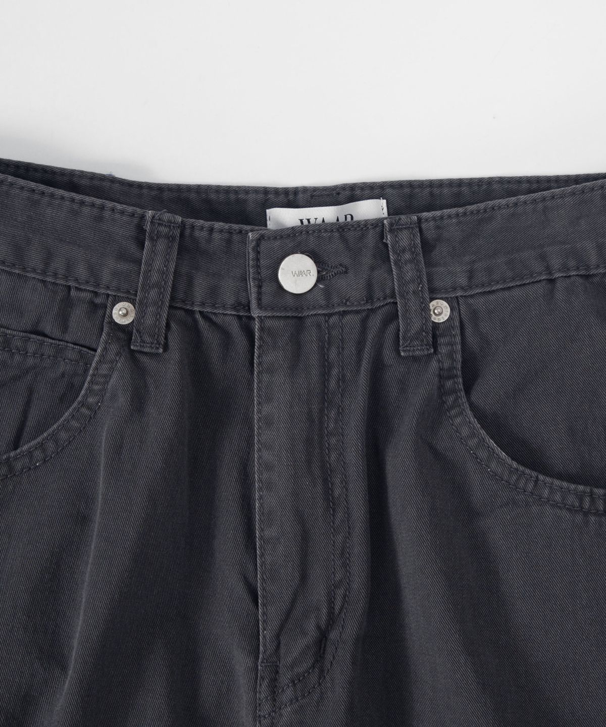 와르(WAAR) M284 썸머 카치온 커브드 팬츠_차콜