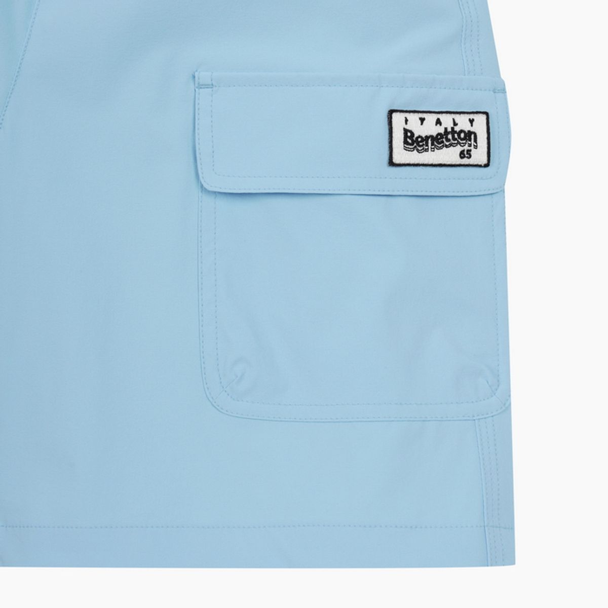 베네통키즈(BENETTONKIDS) 5.5부 스트레치 팬츠_QAPT14631BL