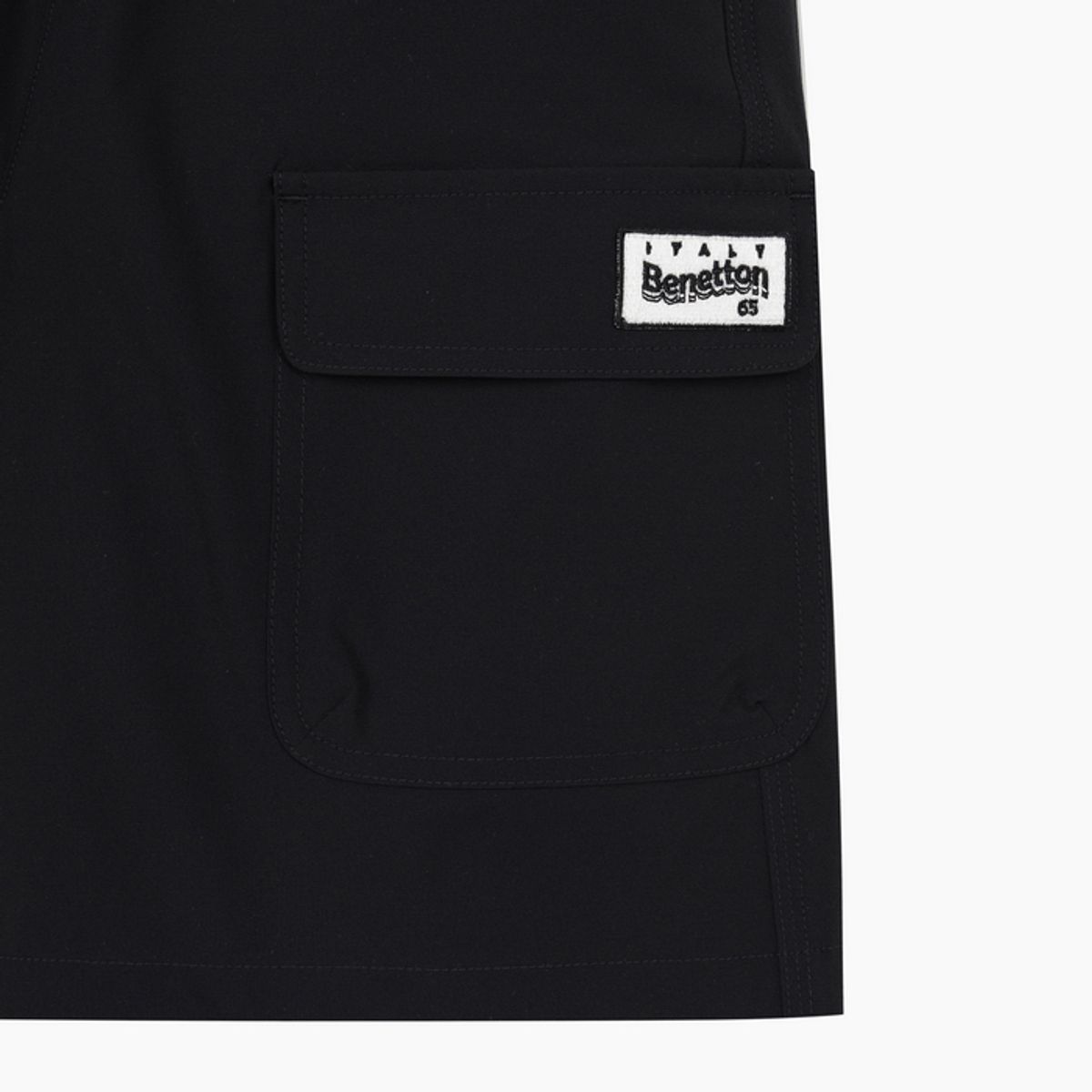 베네통키즈(BENETTONKIDS) 5.5부 스트레치 팬츠_QAPT14631BK