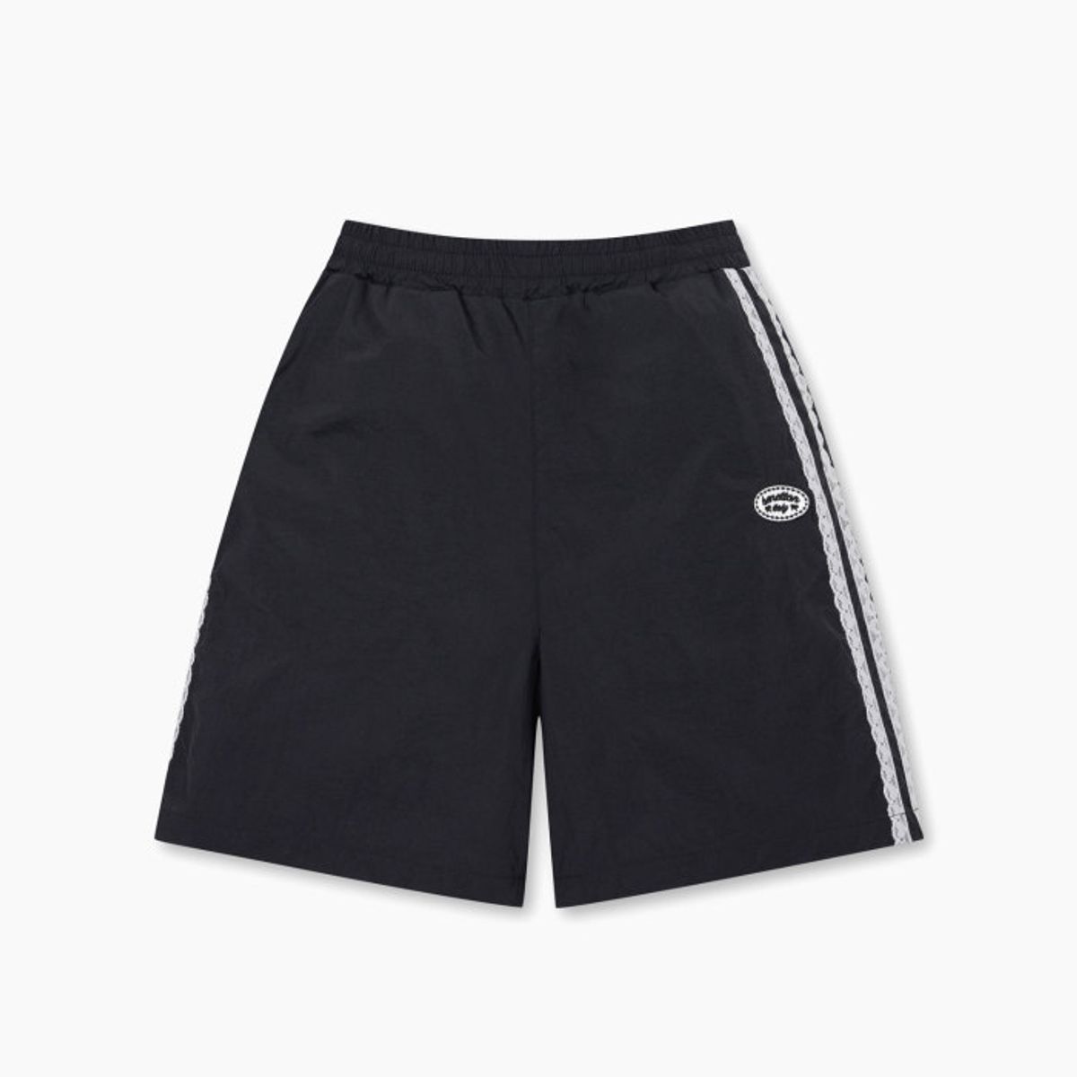 베네통키즈(BENETTONKIDS) 레이스테잎 화섬 버뮤다 팬츠_QAPT15631BK
