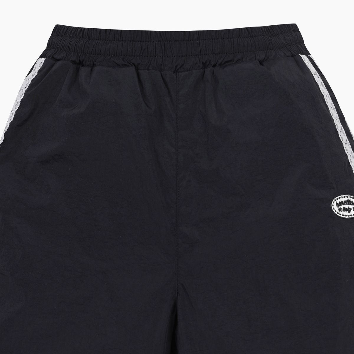 베네통키즈(BENETTONKIDS) 레이스테잎 화섬 버뮤다 팬츠_QAPT15631BK