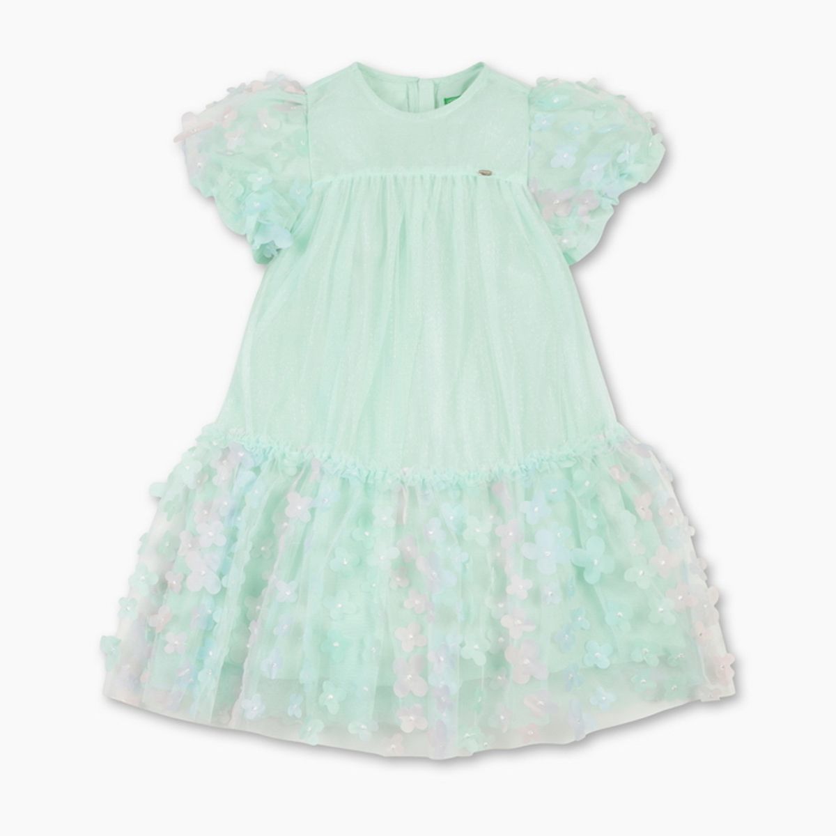 베네통키즈(BENETTONKIDS) 플라워 스페셜 드레스_QAOP30631MT