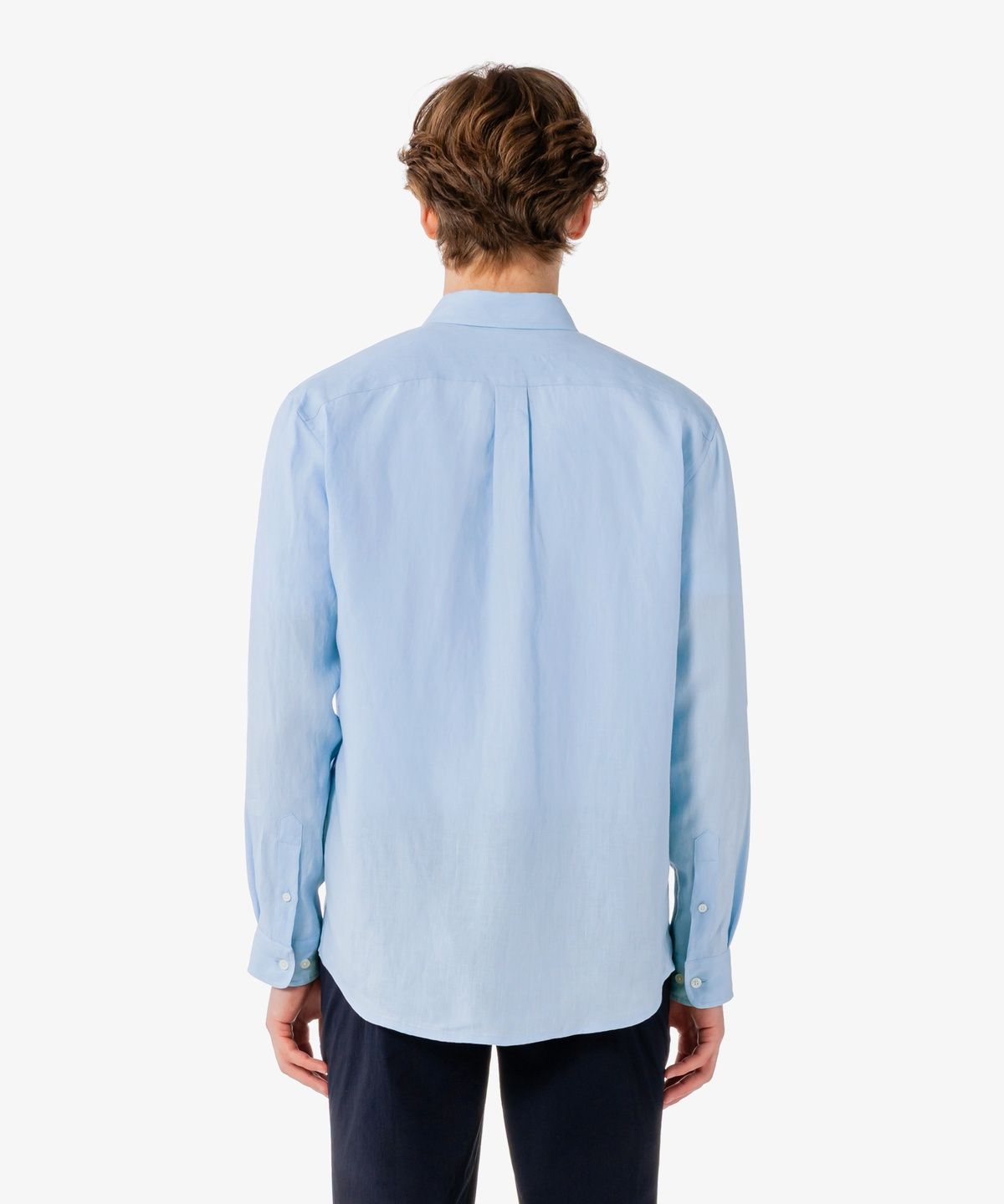 라코스테(LACOSTE) 남성 솔리드 린넨 셔츠 CH769E-56G HBP