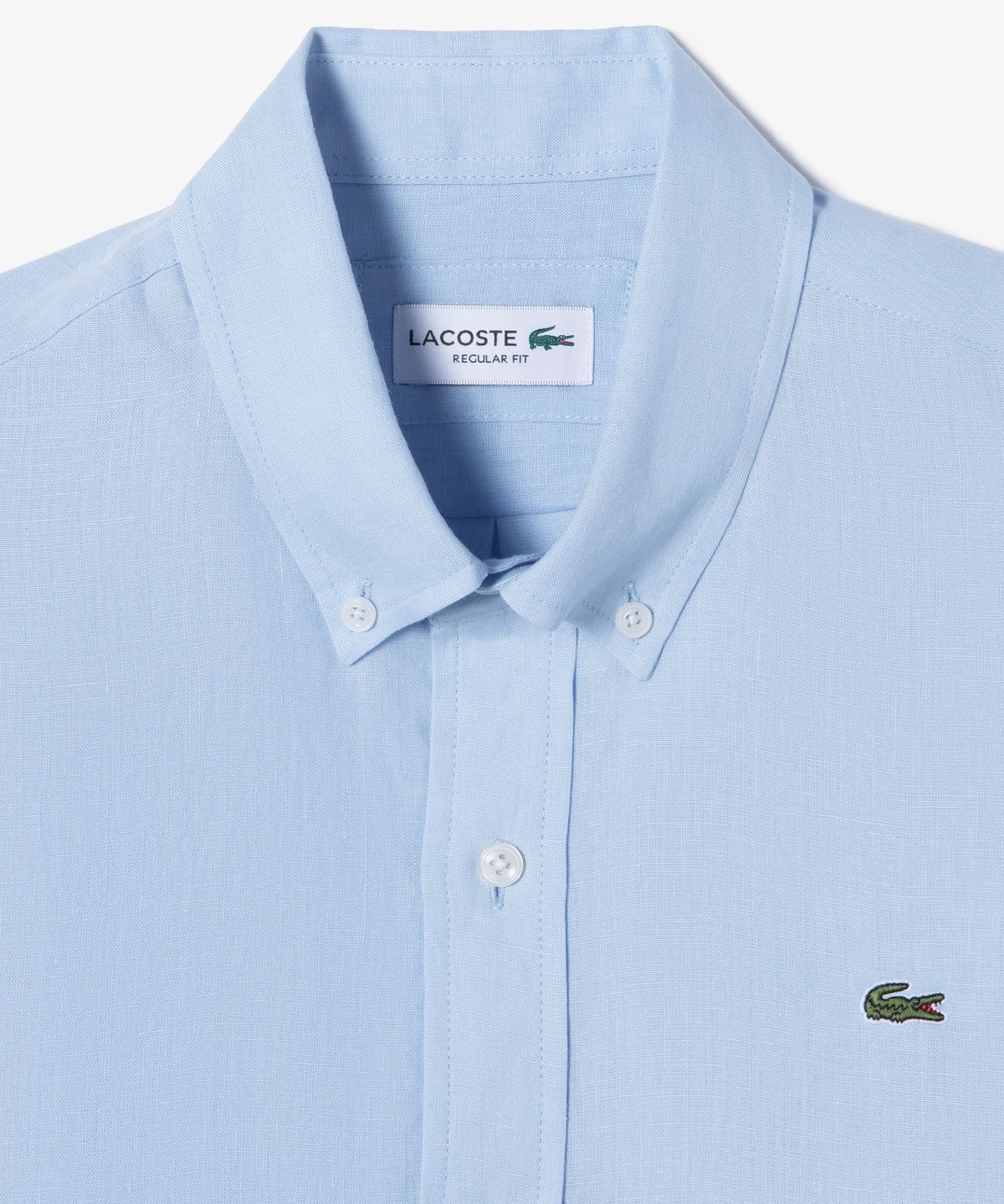 라코스테(LACOSTE) 남성 솔리드 린넨 셔츠 CH769E-56G HBP
