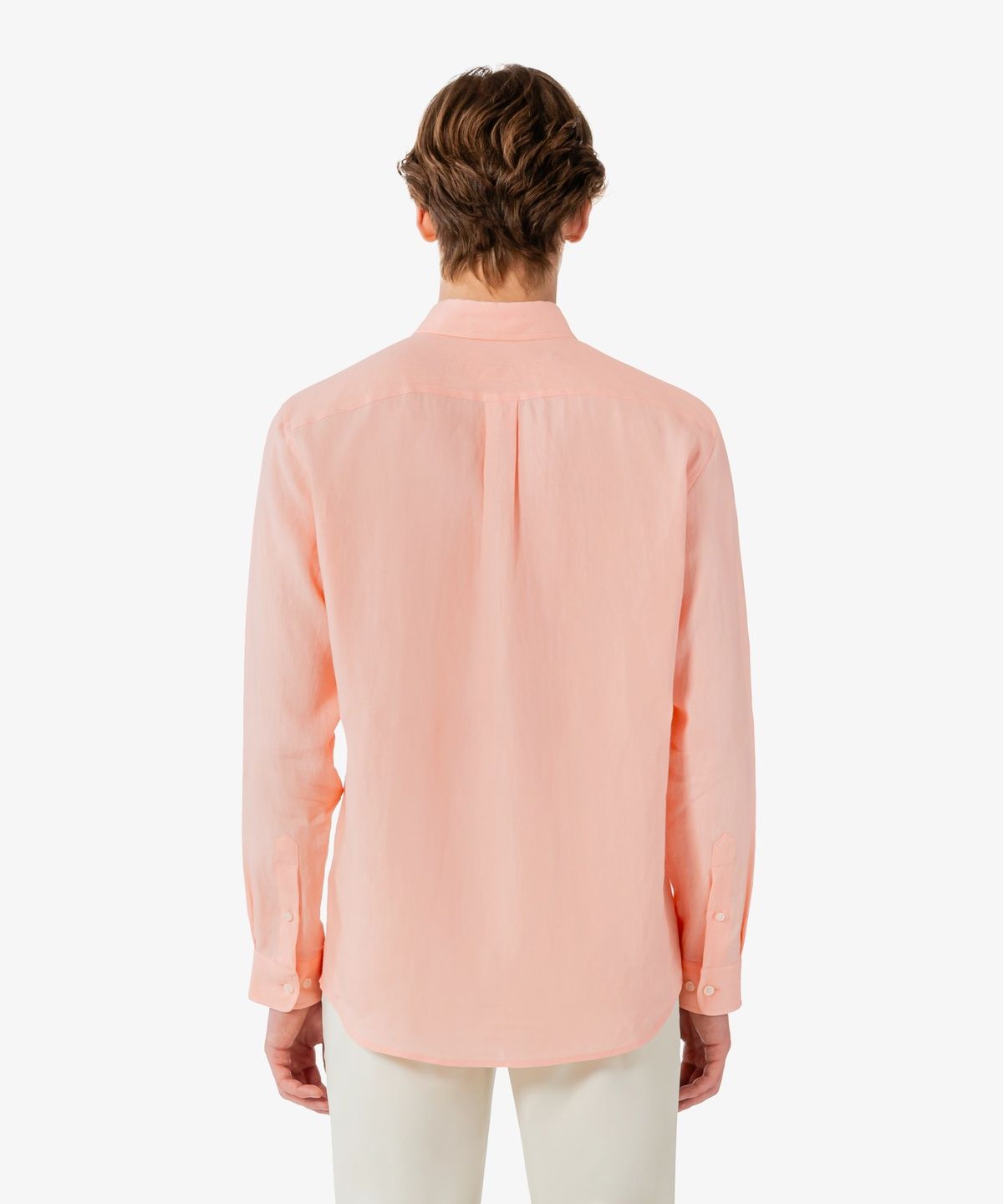 라코스테(LACOSTE) 남성 솔리드 린넨 셔츠 CH769E-56G UI2
