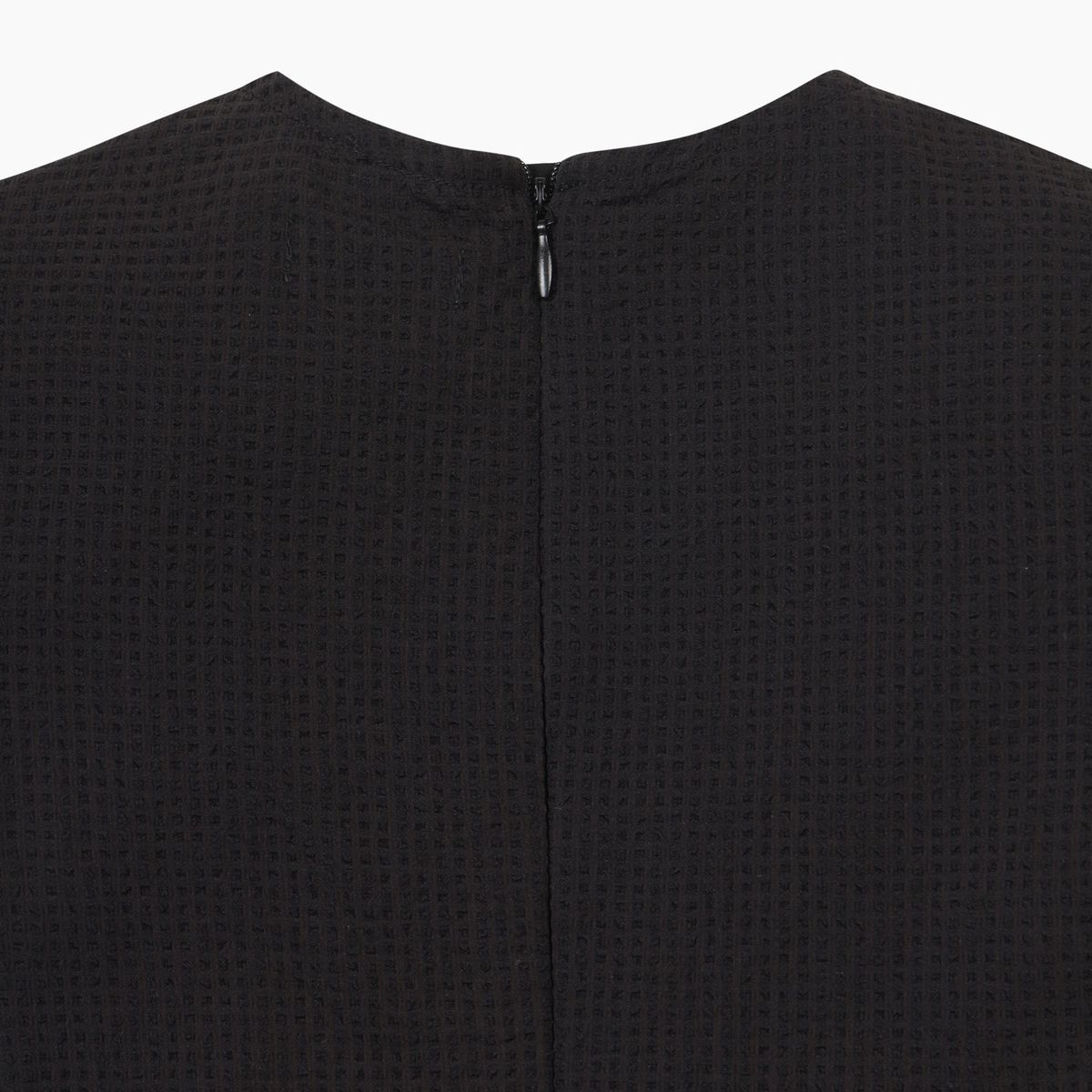 베네통키즈(BENETTONKIDS) 시어서커 벌룬 원피스_QAOP32631BK
