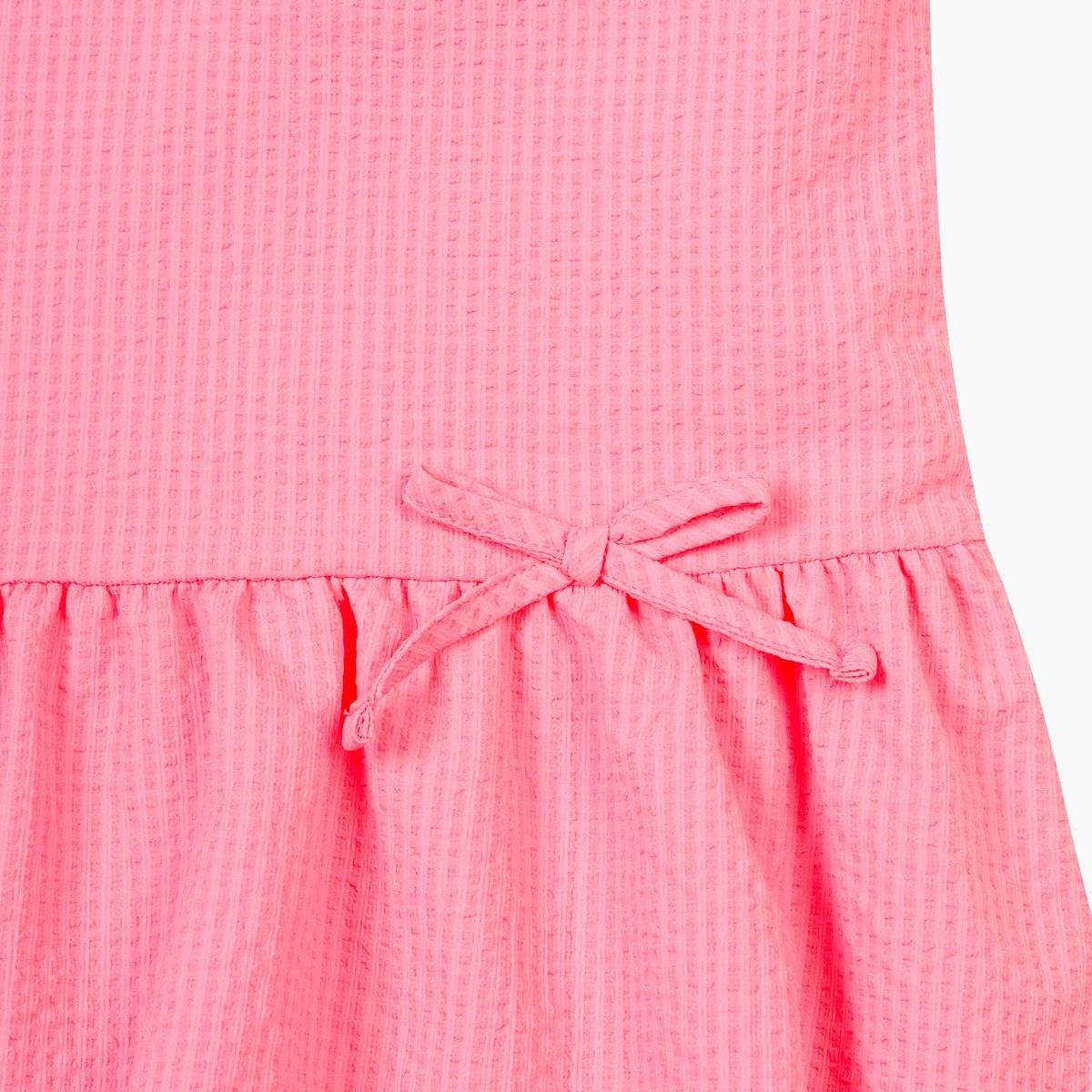 베네통키즈(BENETTONKIDS) 시어서커 벌룬 원피스_QAOP32631PK