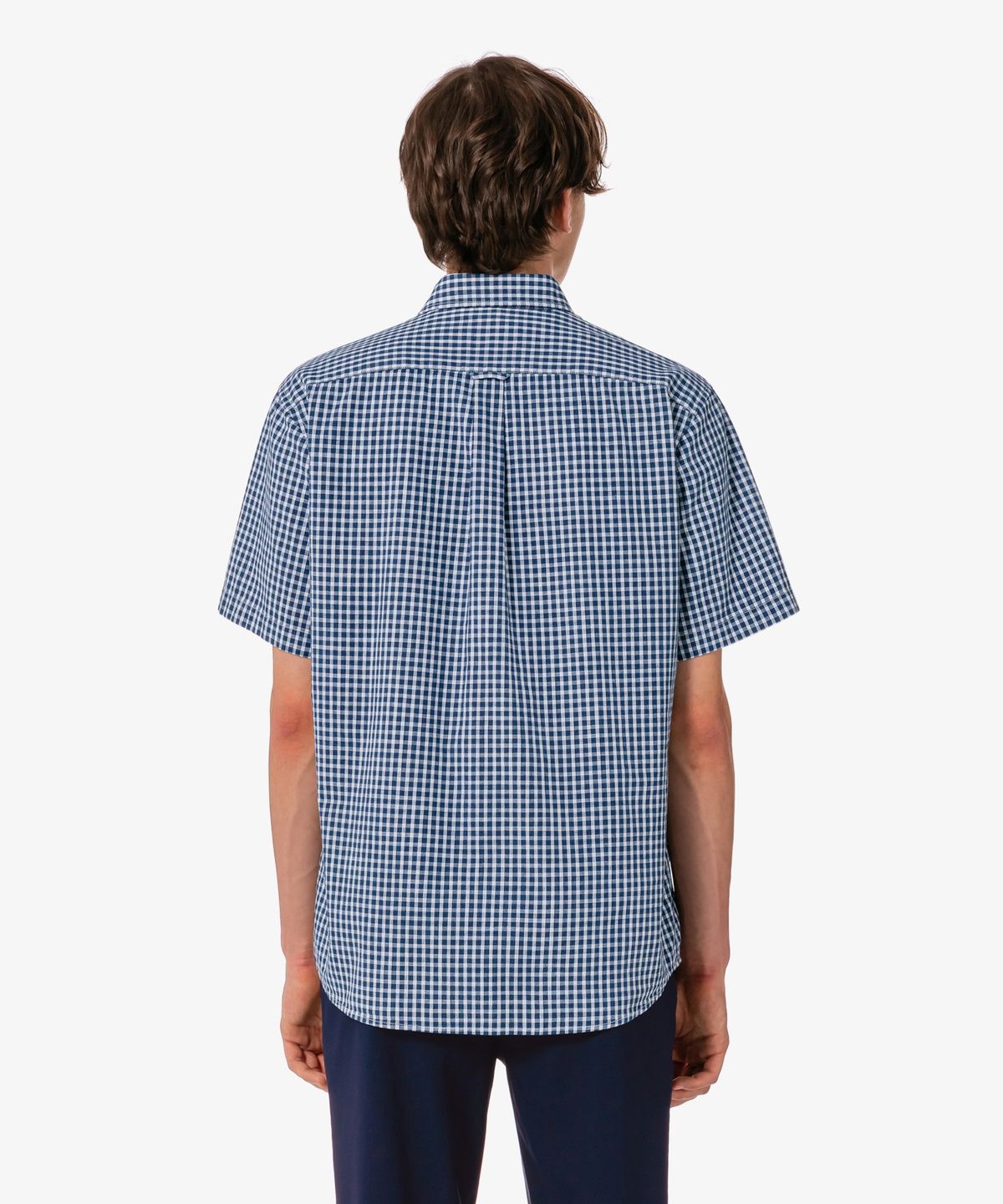 라코스테(LACOSTE) 남성 샴브레이 반팔 셔츠 CH359E-56G HDE