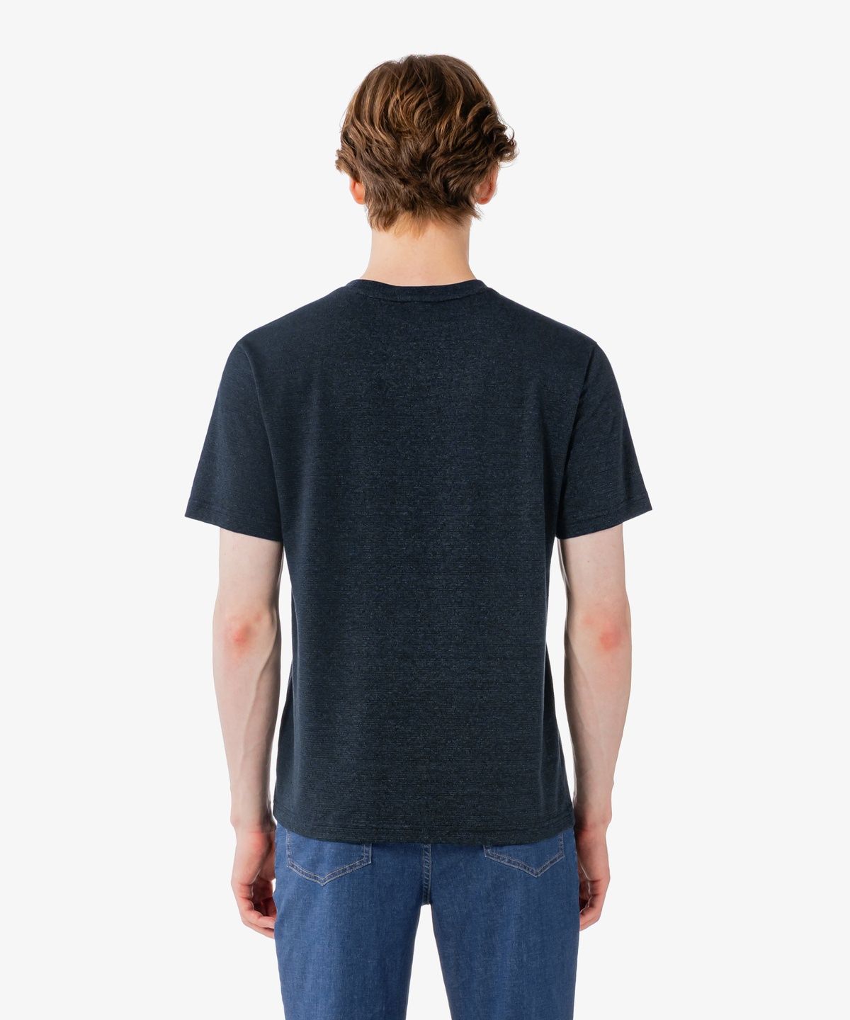 라코스테(LACOSTE) 남성 린넨 스트라이프 반팔 티셔츠 TH955E-56G 5I1