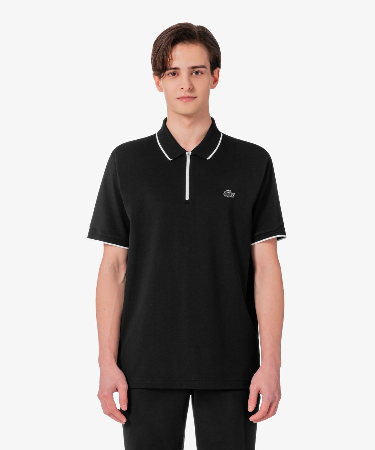 라코스테(LACOSTE) 남성 반집업 폴로 셔츠 DH419E-56G 031