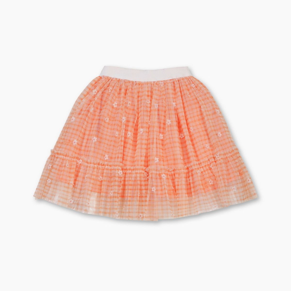 베네통키즈(BENETTONKIDS) 플라워 샤 스커트_QASK12631CO