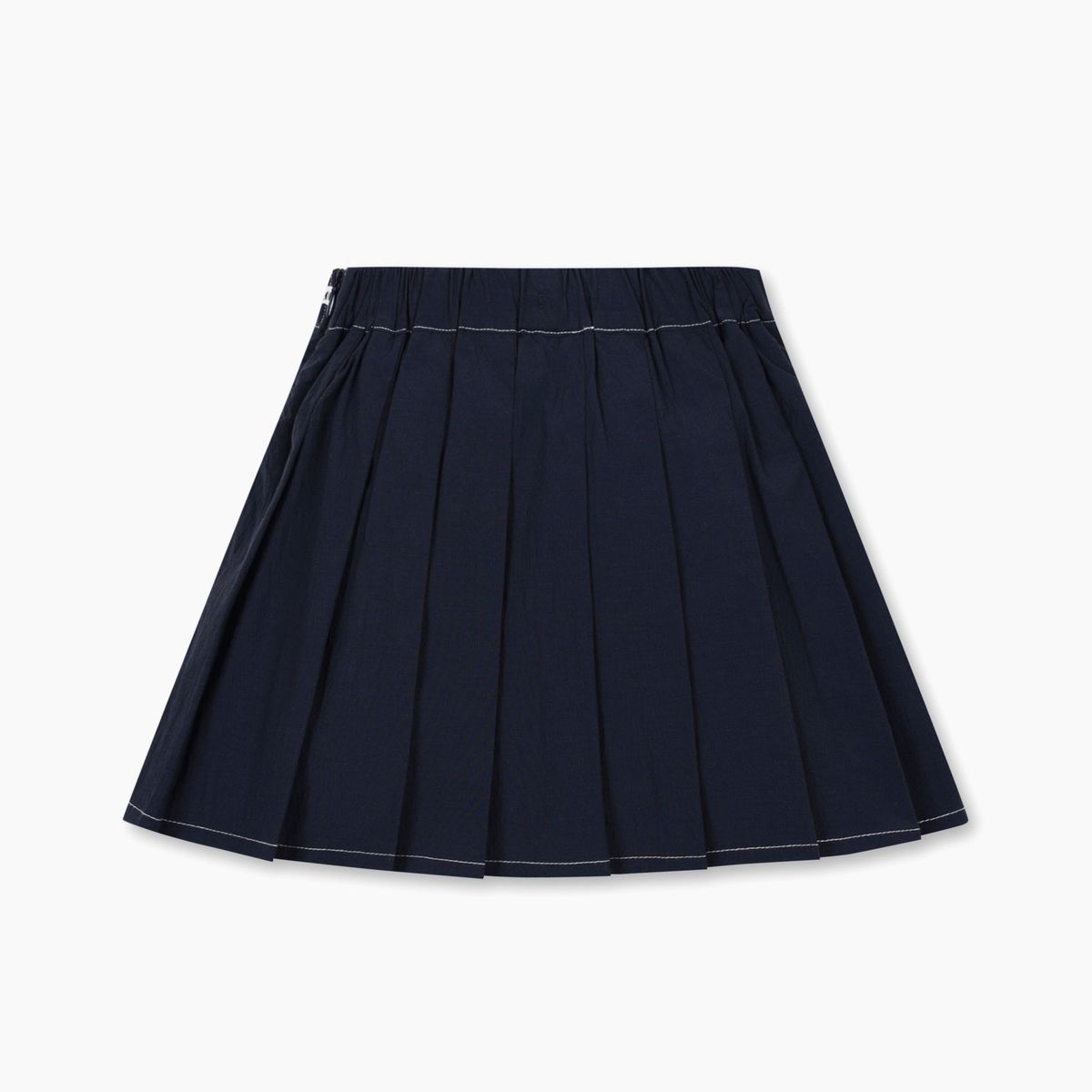 베네통키즈(BENETTONKIDS) 스티치 포인트 화섬 플리츠 스커트_QASK15631NY