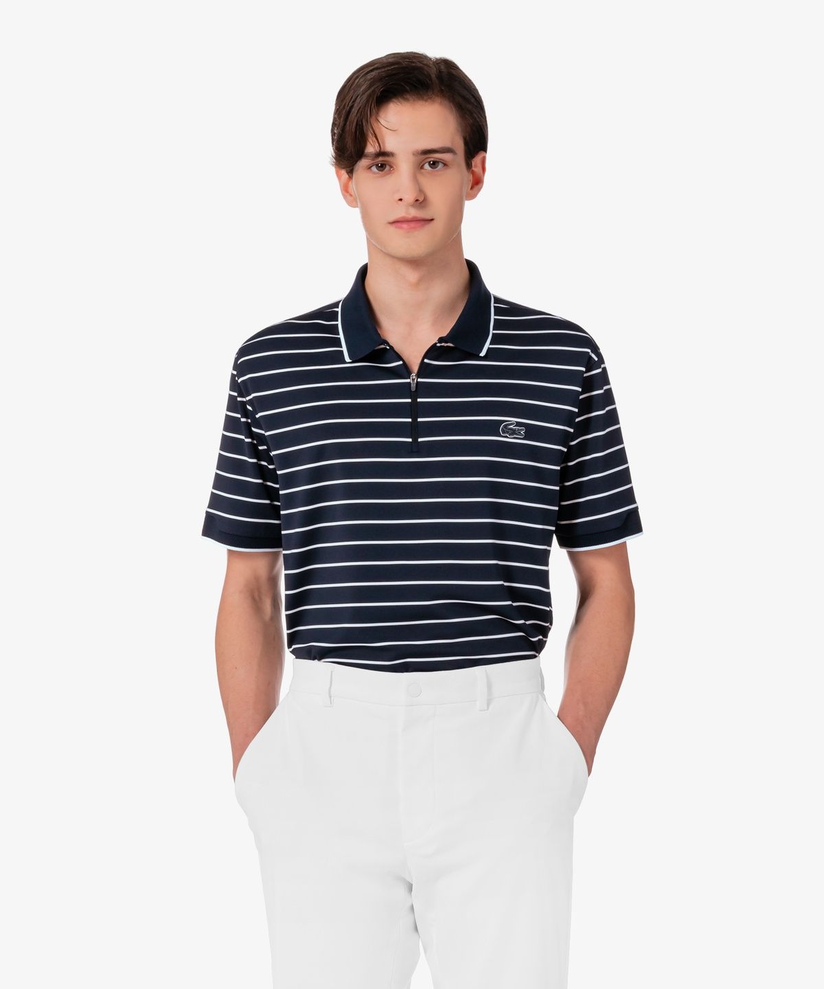 라코스테(LACOSTE) 남성 반집업 폴로 셔츠 DH419E-56G 166