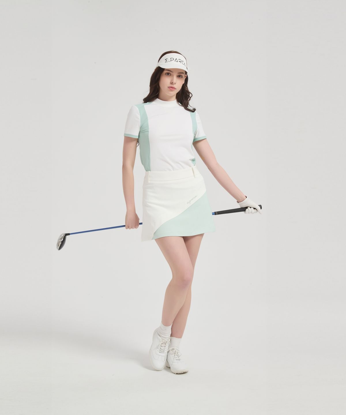 이파르카(E.PARCA) 페퍼민트 돌체 에이라인 스커트